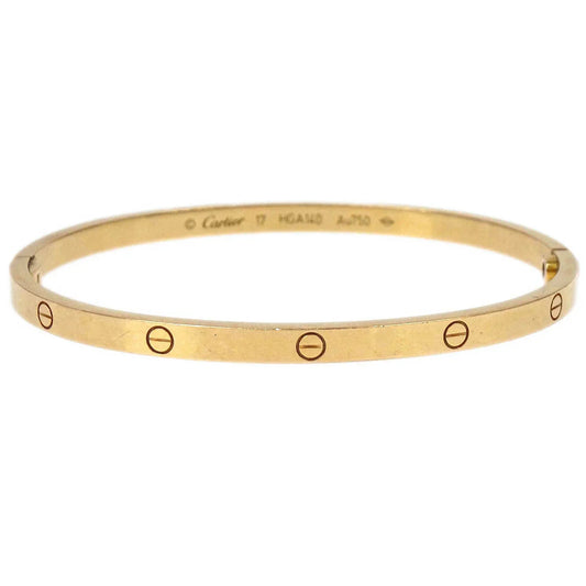 Cartier Love Bracelet Bangle Small HGA140 Au750 #17