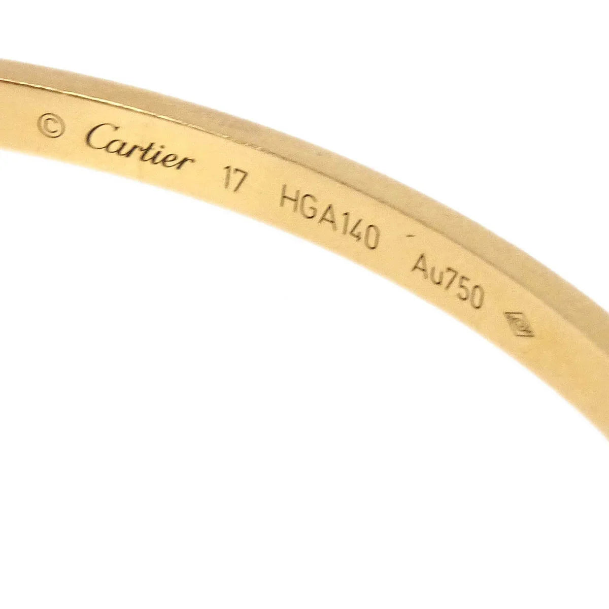 Cartier Love Bracelet Bangle Small HGA140 Au750 #17