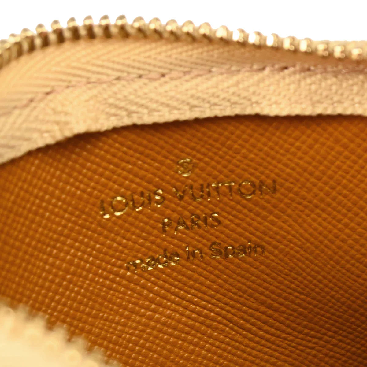 Louis Vuitton 2003 Monogram Mini Pochette Cles Coin Case Wallet M92438
