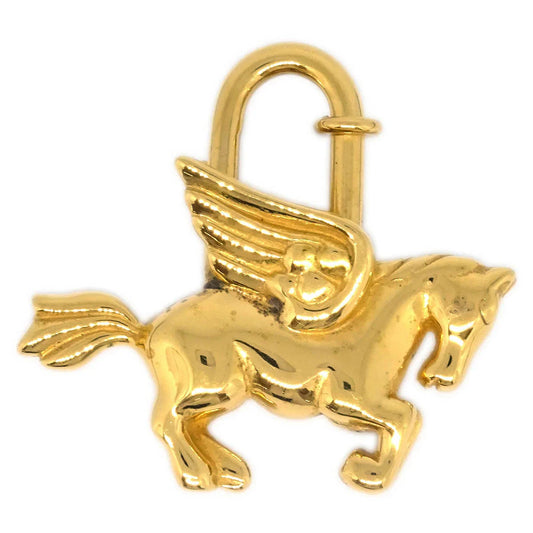 Hermes 1993 Le Cheval Pegasus Cadena Gold Small Good