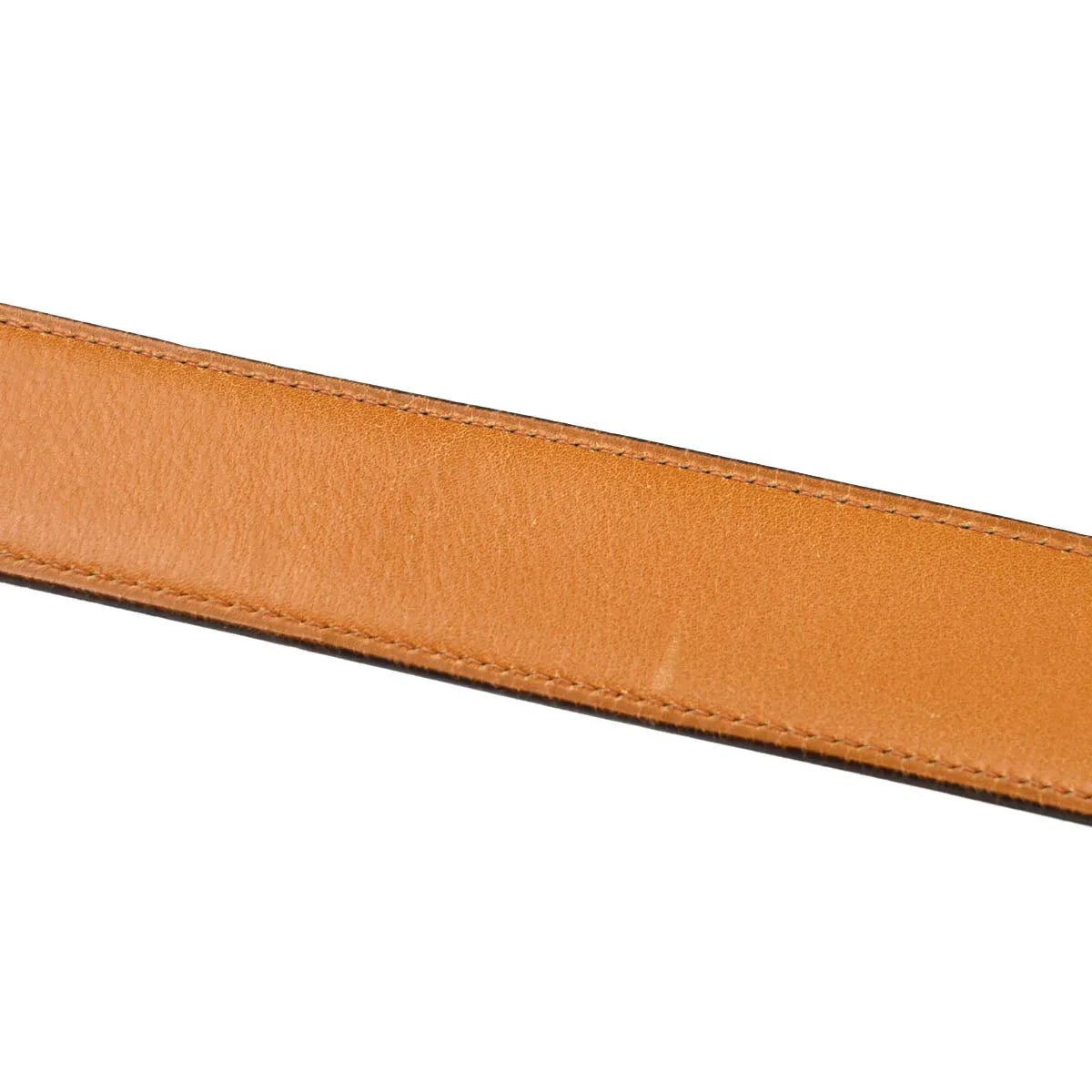 Hermes 1976 Ebene Natural Box Calf Belt Small Good