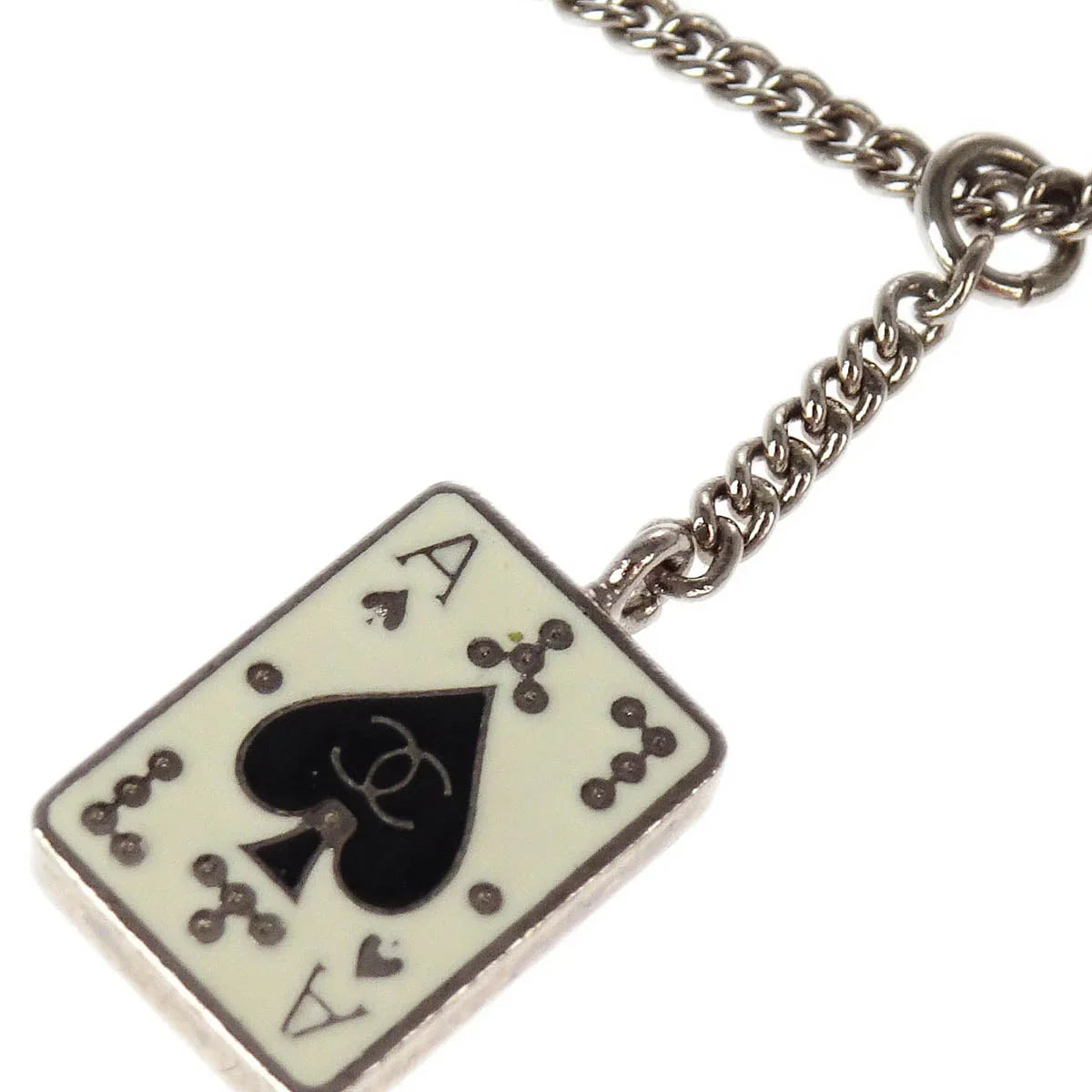 Chanel Silver Chain CC Trump Bracelet 05A
