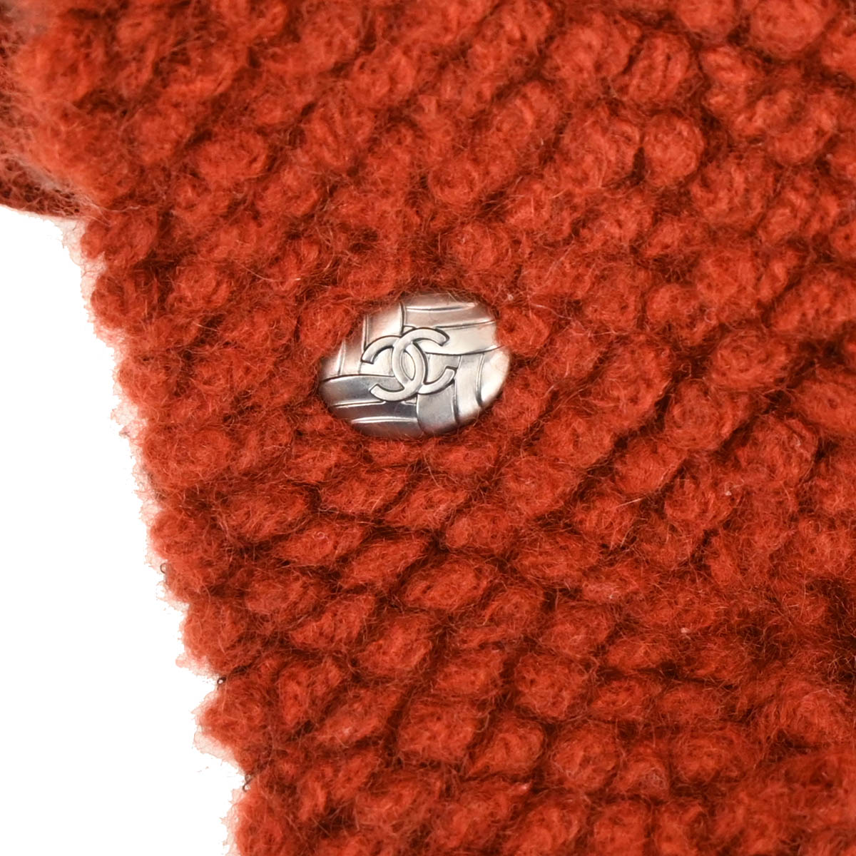 Chanel Bordeaux Shawl Stole Small Good