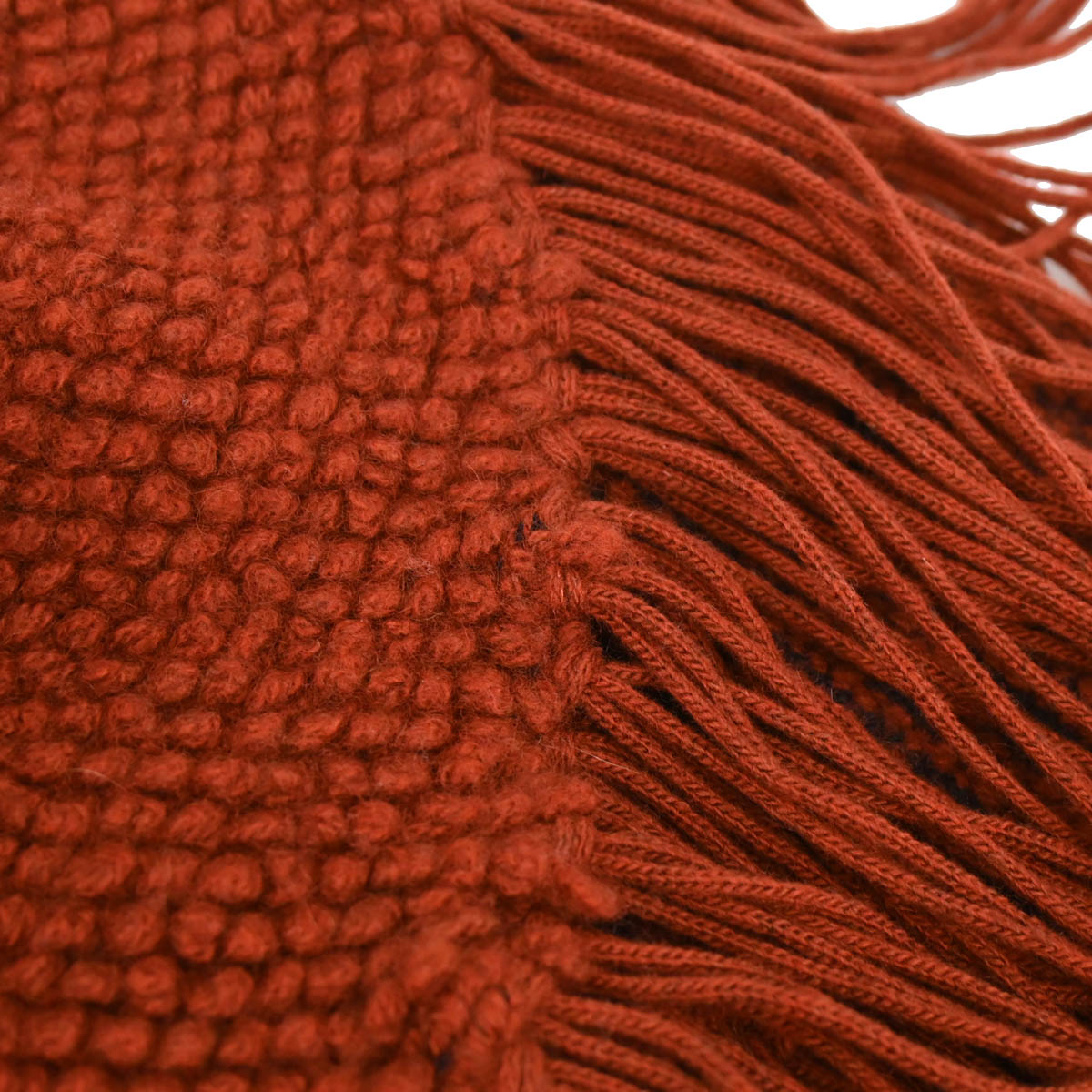 Chanel Bordeaux Shawl Stole Small Good