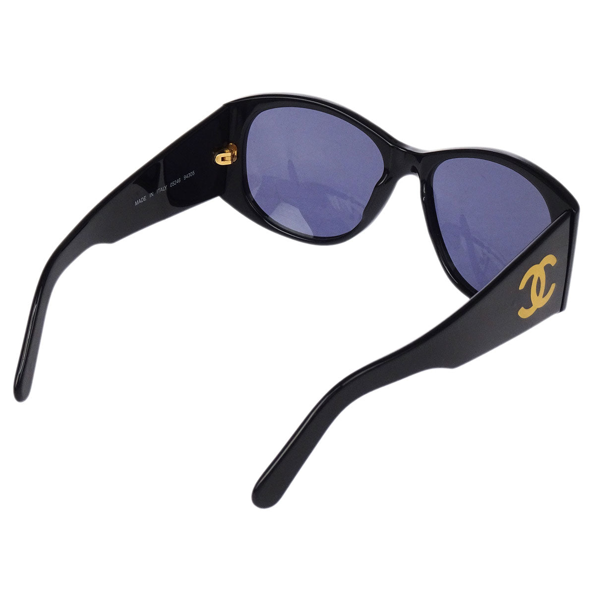 Chanel Sunglasses Eyewear Black Small Good