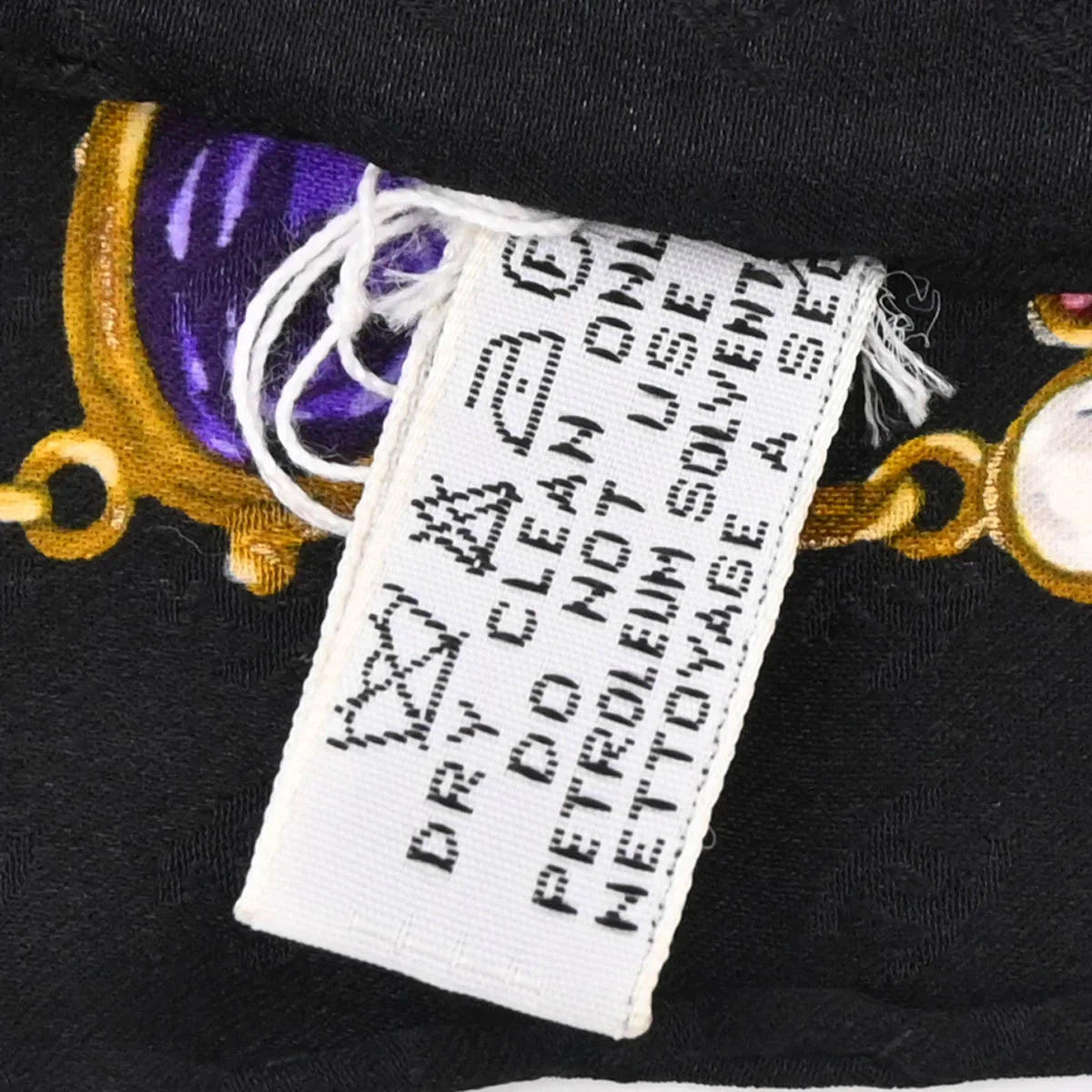 Chanel Black Scarf Small Good