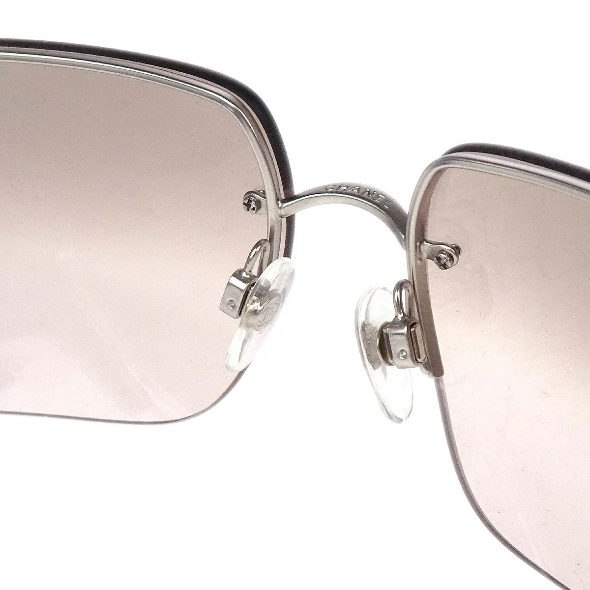 Chanel Sunglasses Eyewear Clear Brown Small Good