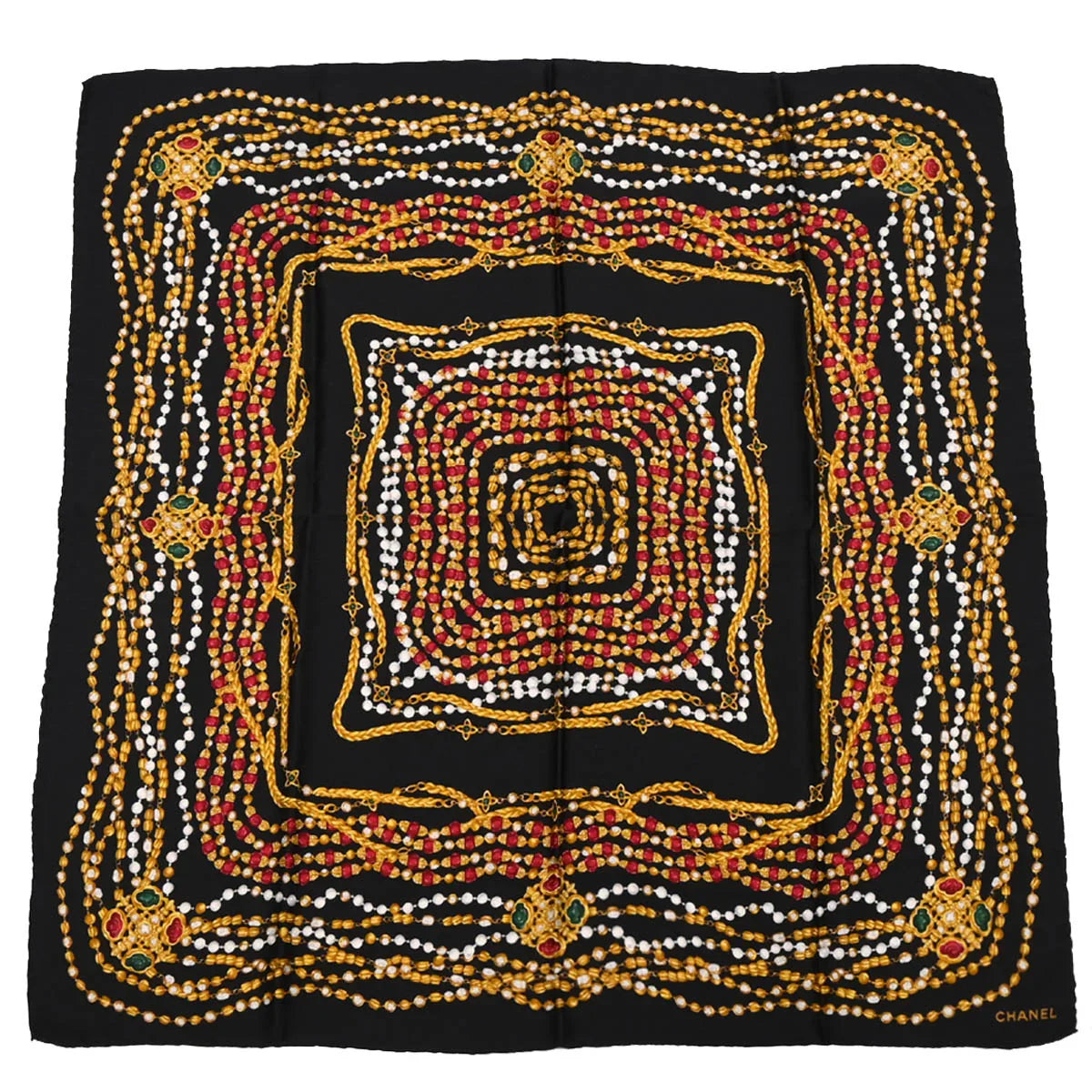 Chanel Black Scarf Small Good – AMORE Vintage Tokyo