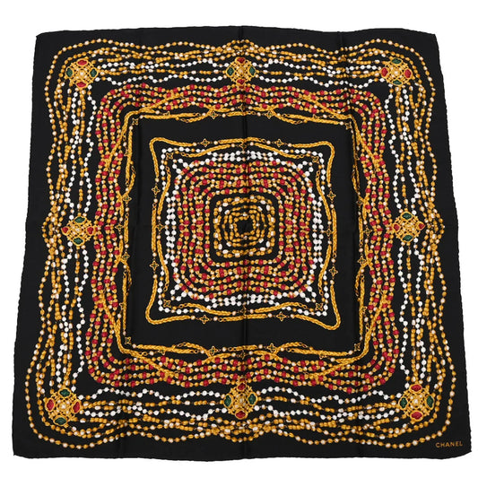 Chanel Black Scarf Small Good
