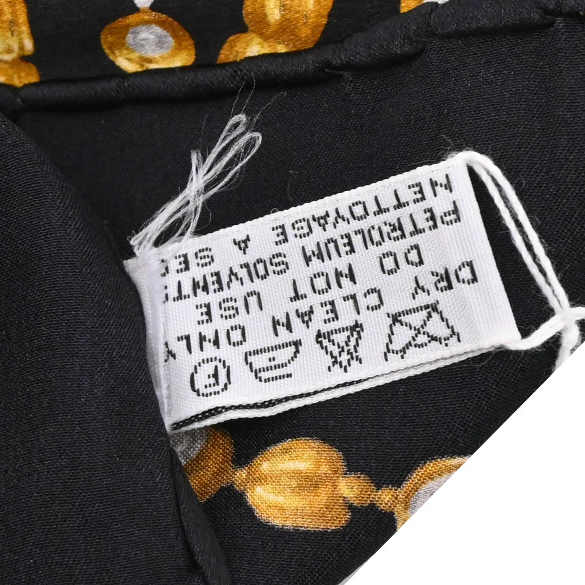 Chanel Black Scarf Small Good