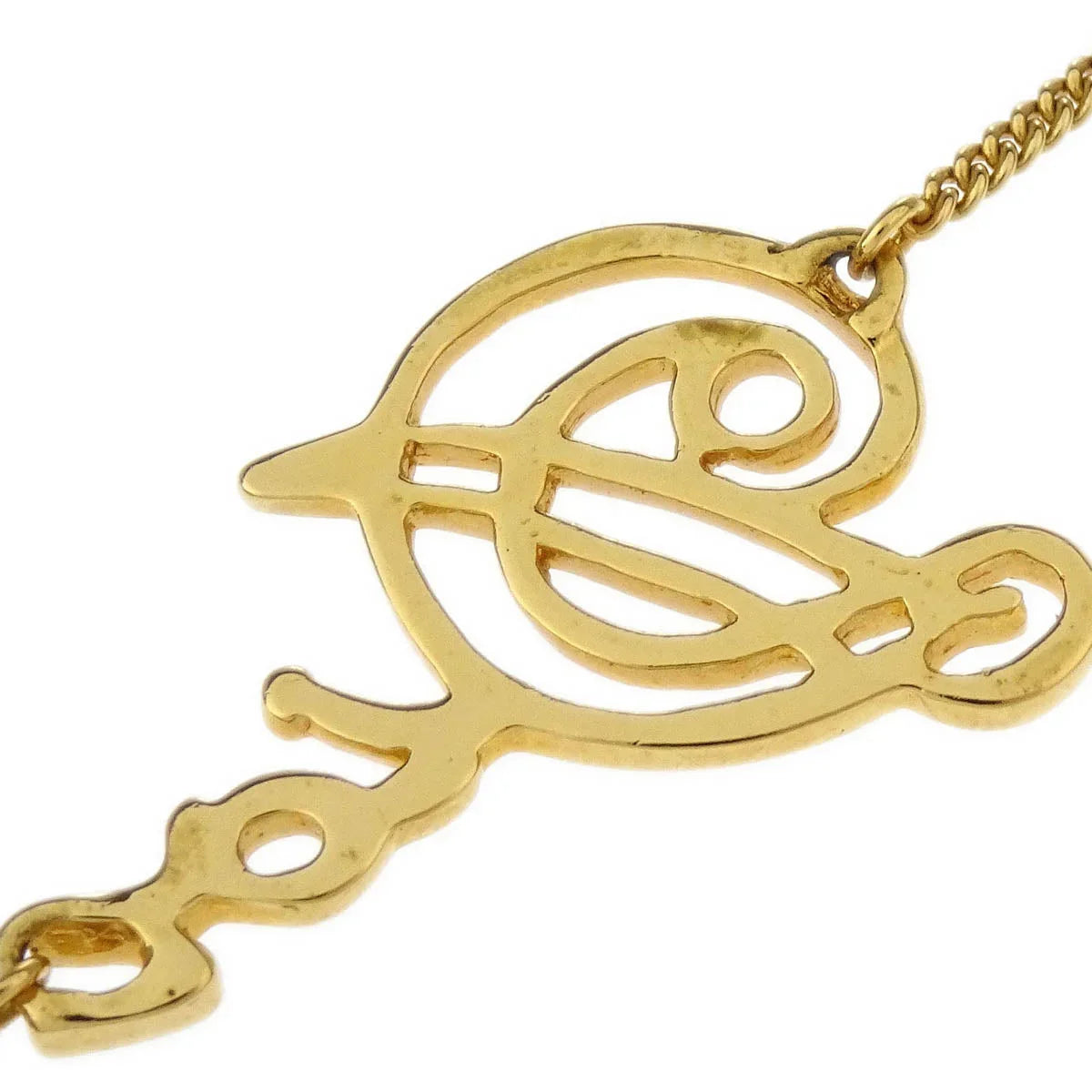 Christian Dior Necklace Pendant Gold
