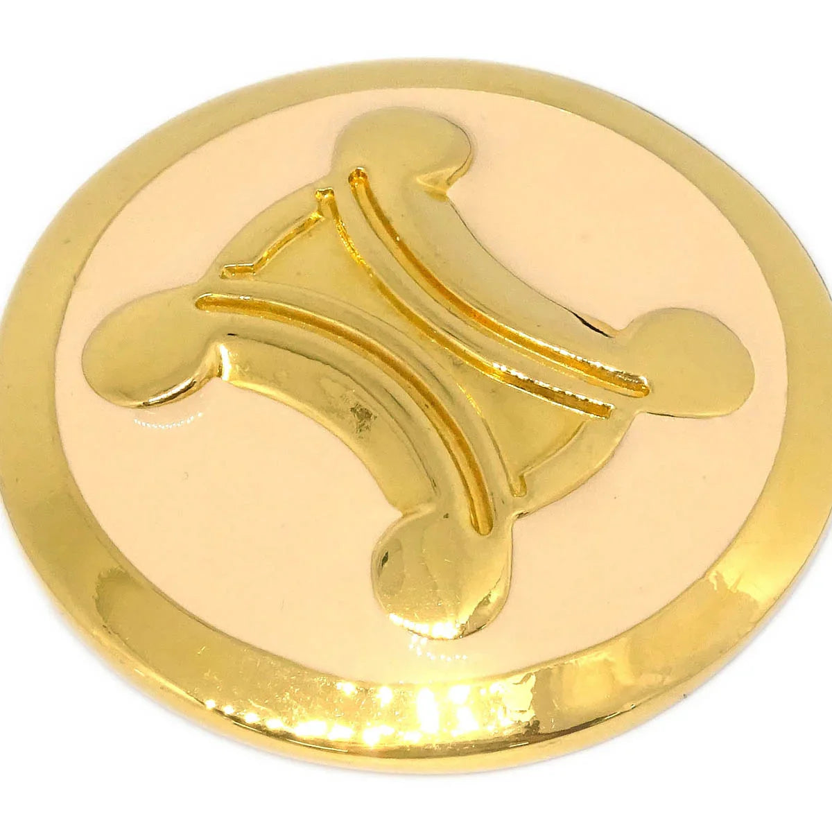 Celine Brooch Pin Gold HF