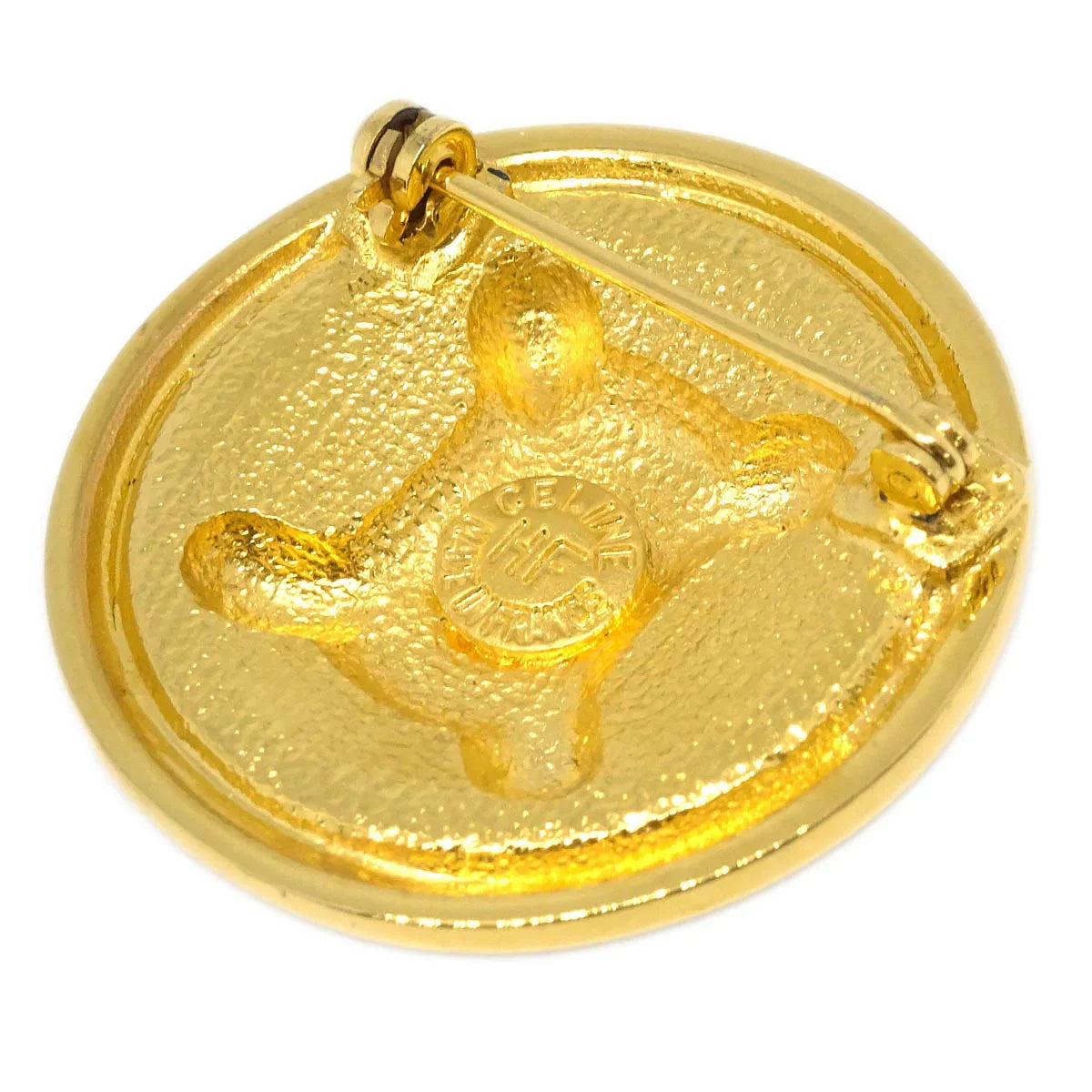 Celine Brooch Pin Gold HF