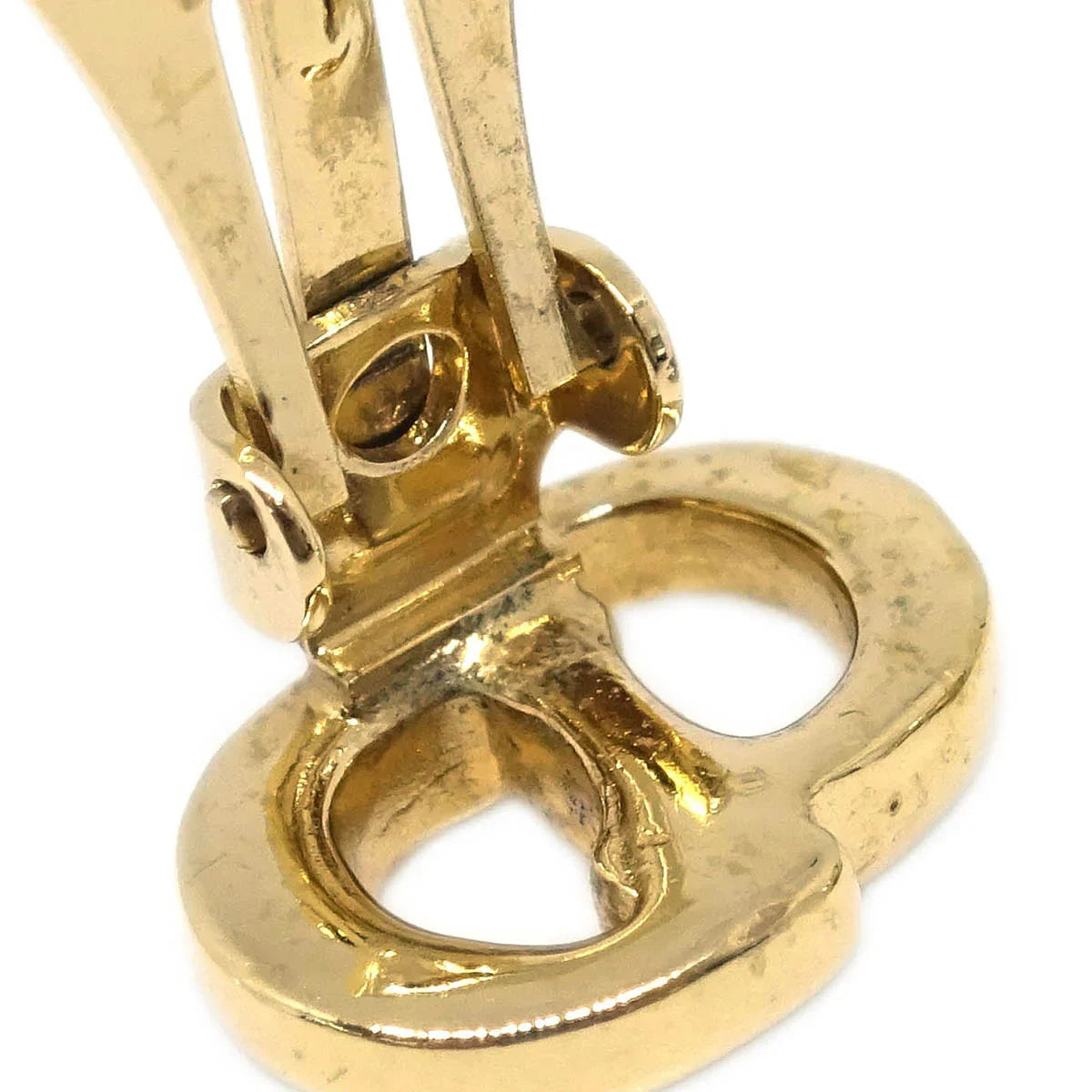 Christian Dior Earrings Clip-On Gold