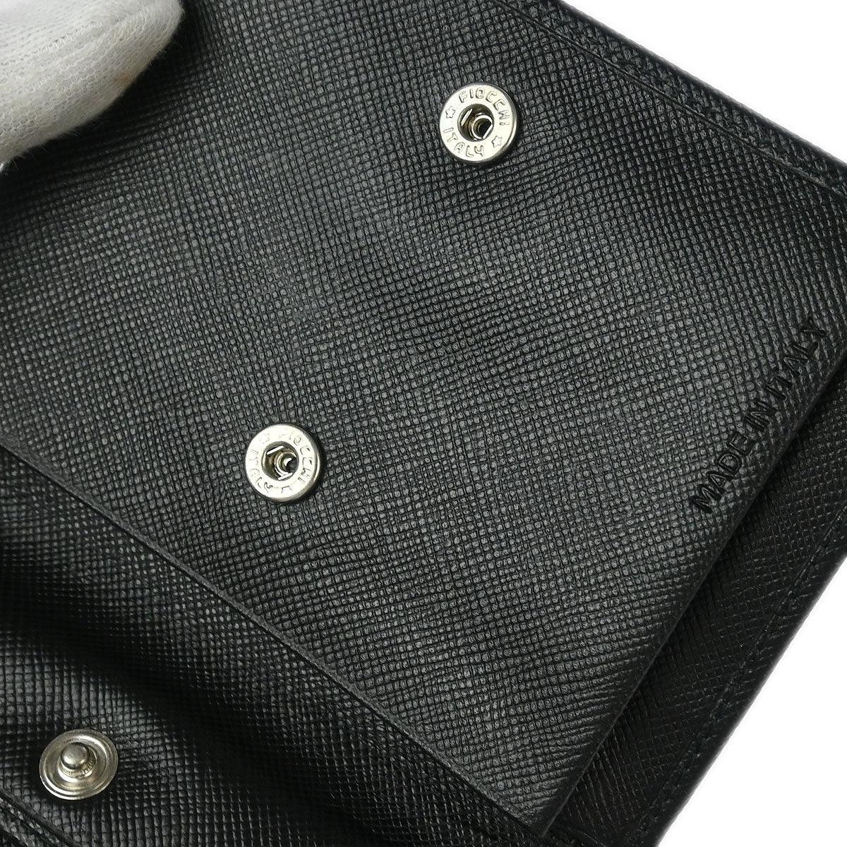 Prada Black Leather Bifold Wallet