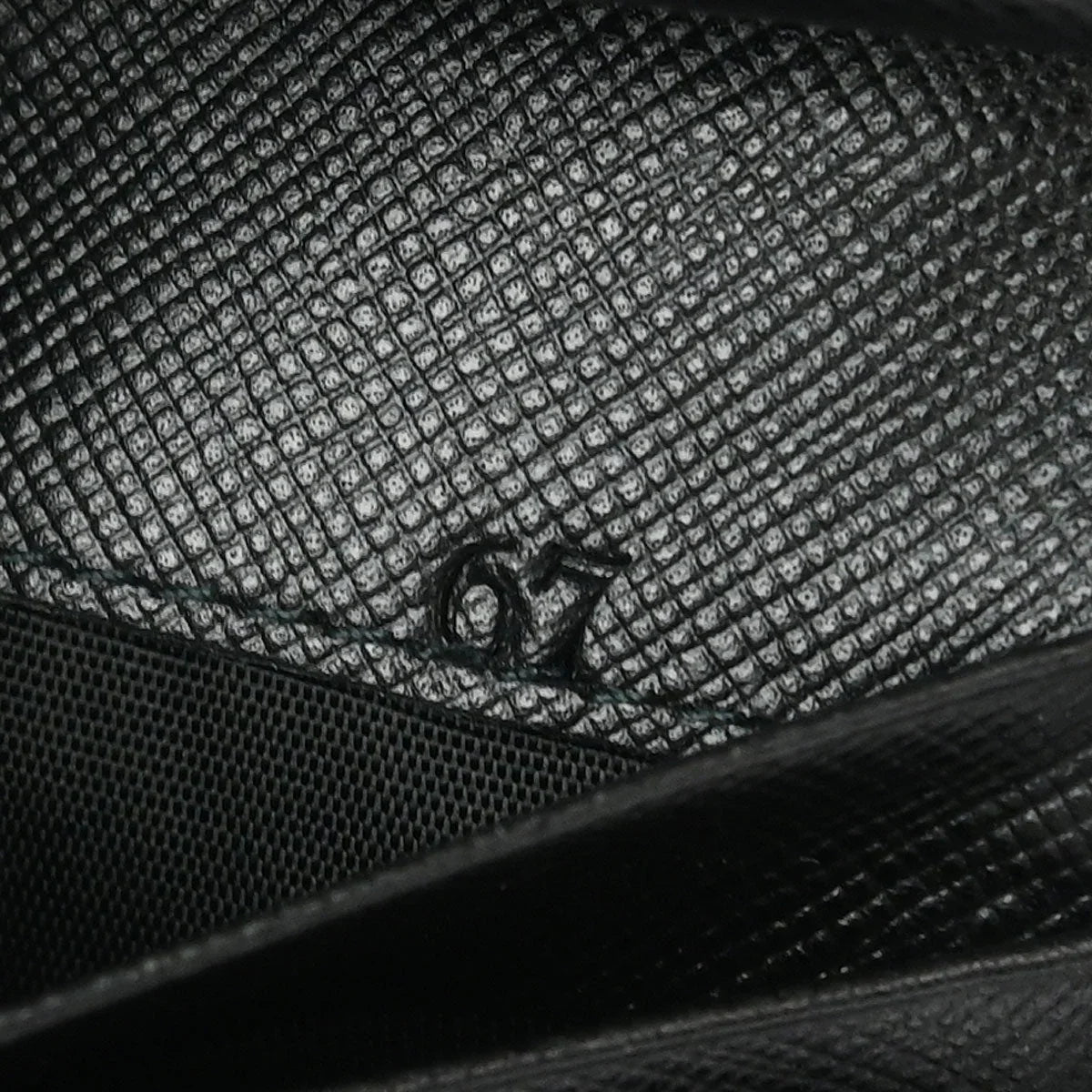 Prada Black Leather Bifold Wallet