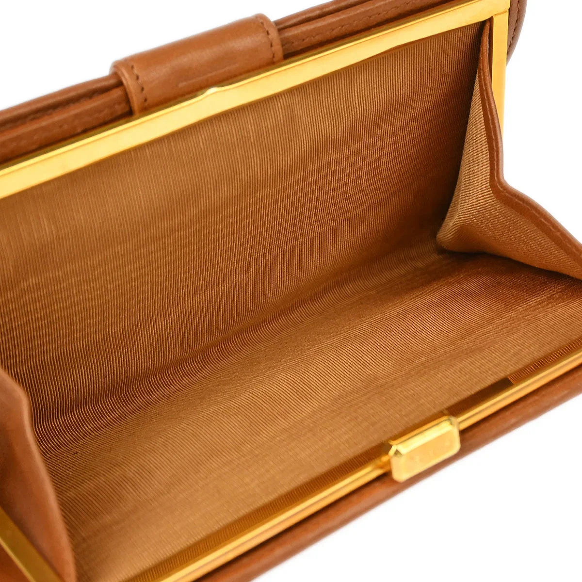 Chanel 1994-1996 Brown Lambskin Bicolore Wallet