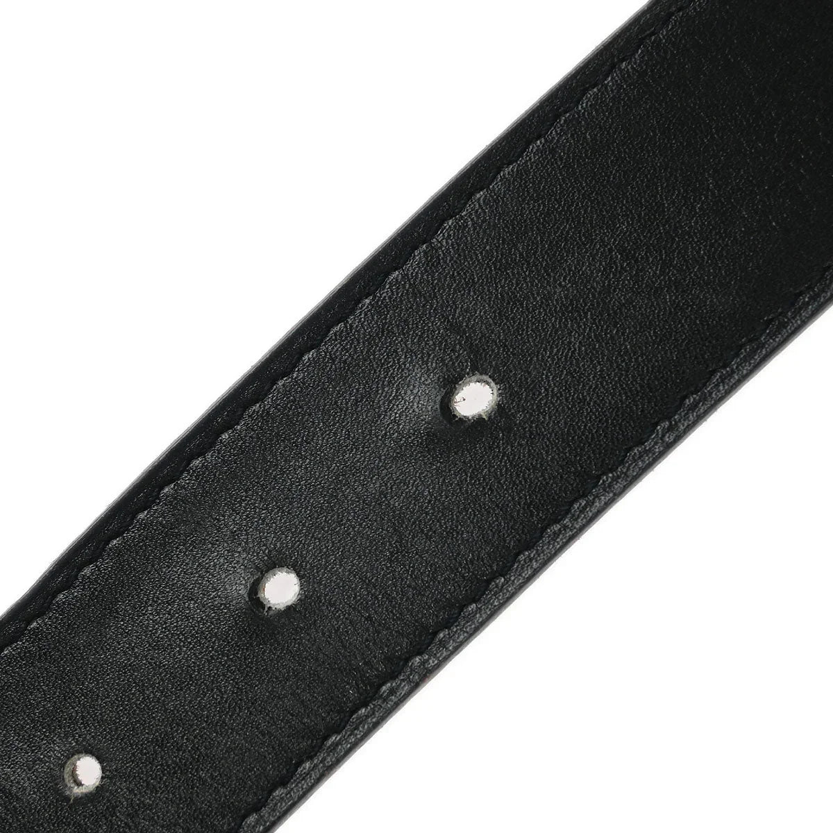 Hermes 2003 Black Box Calf Constance Reversible Belt #70 Small Good
