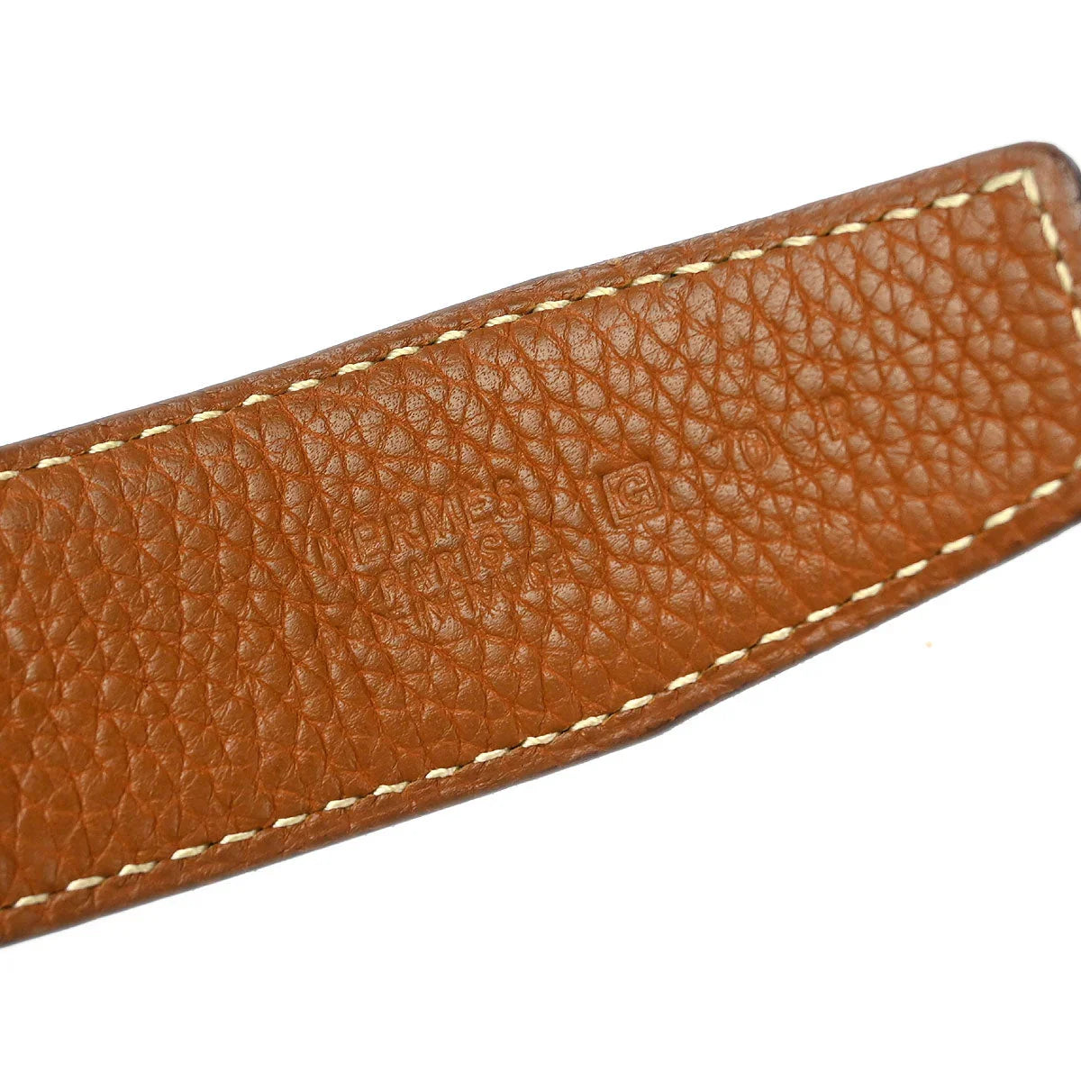 Hermes 2003 Black Box Calf Constance Reversible Belt #70 Small Good