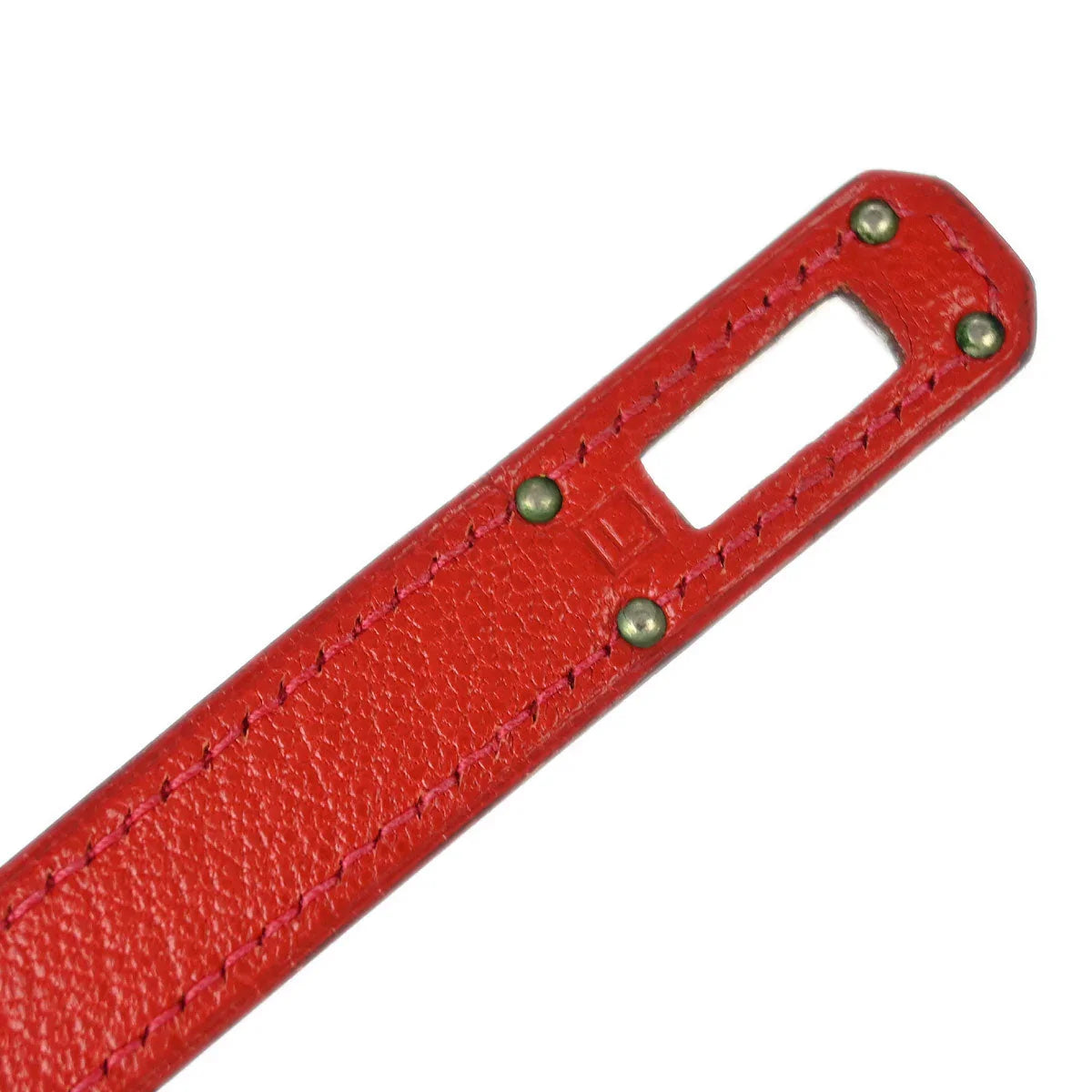 Hermes 2008 Rouge Venitienne Chevre Mysore Kelly Wallet Purse