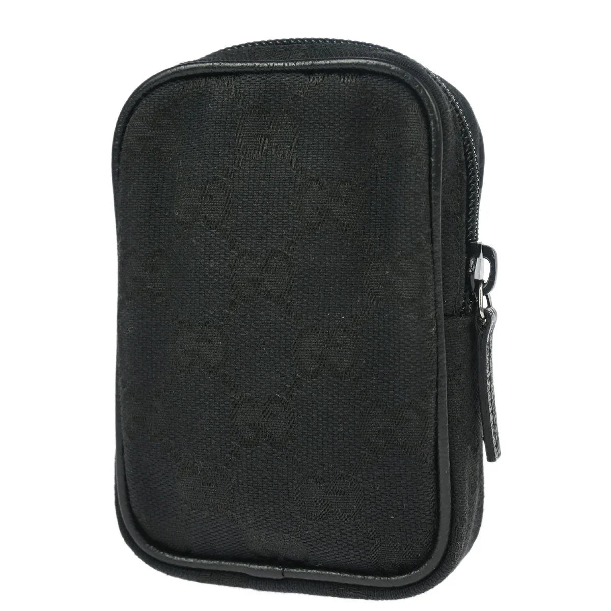 Gucci Black Canvas GG Cigarette Case Pouch