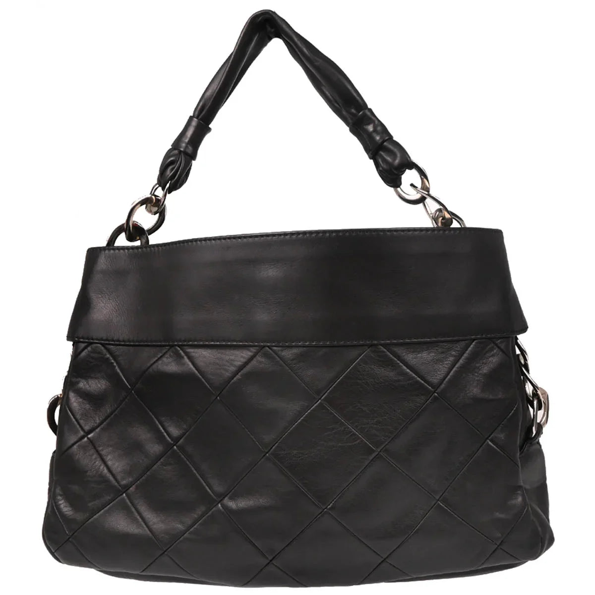 Chanel 2006-2008 Black Calfskin Tote Handbag