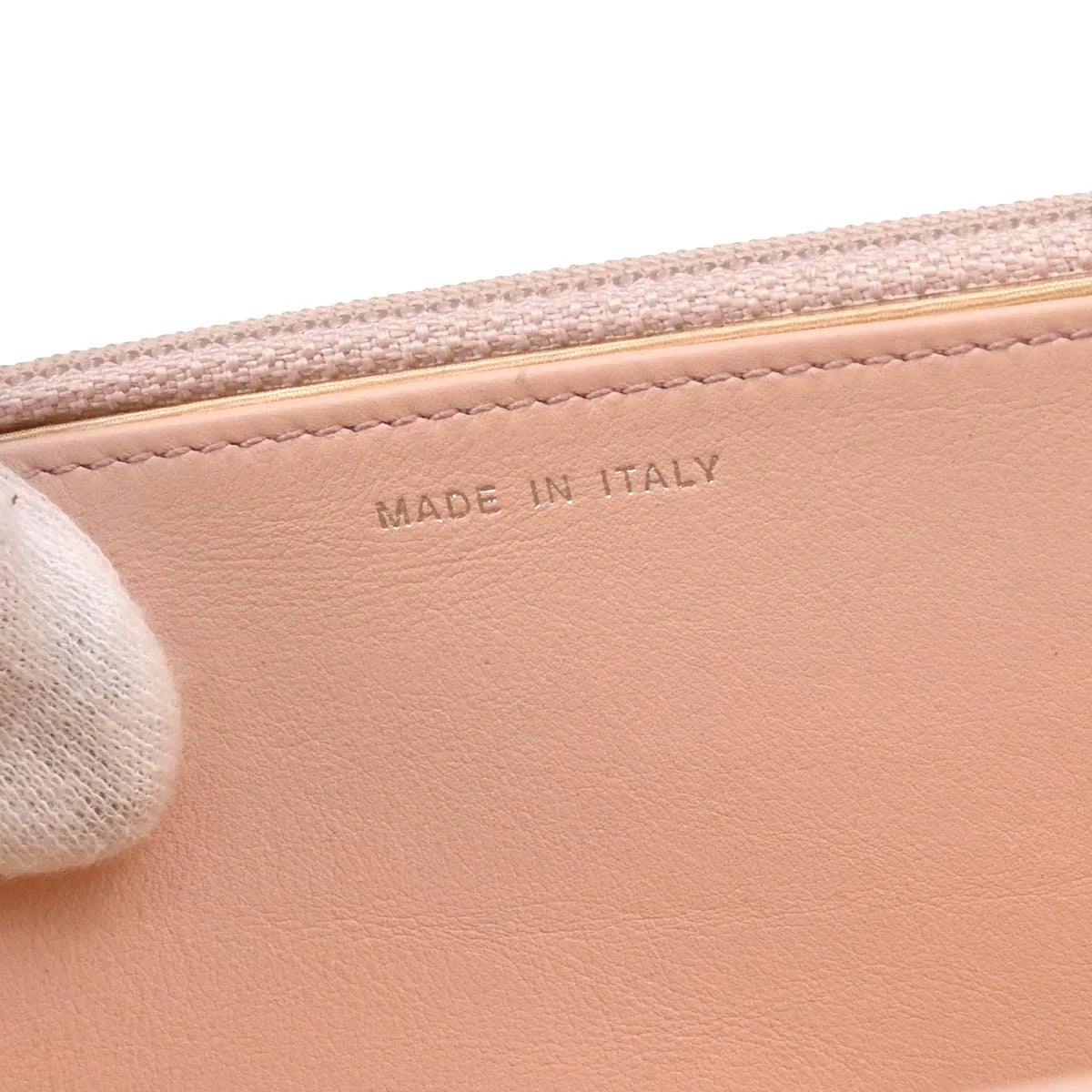 Chanel 2009-2010 Pink Calfskin Bicolore WOC Shoulder Wallet Bag