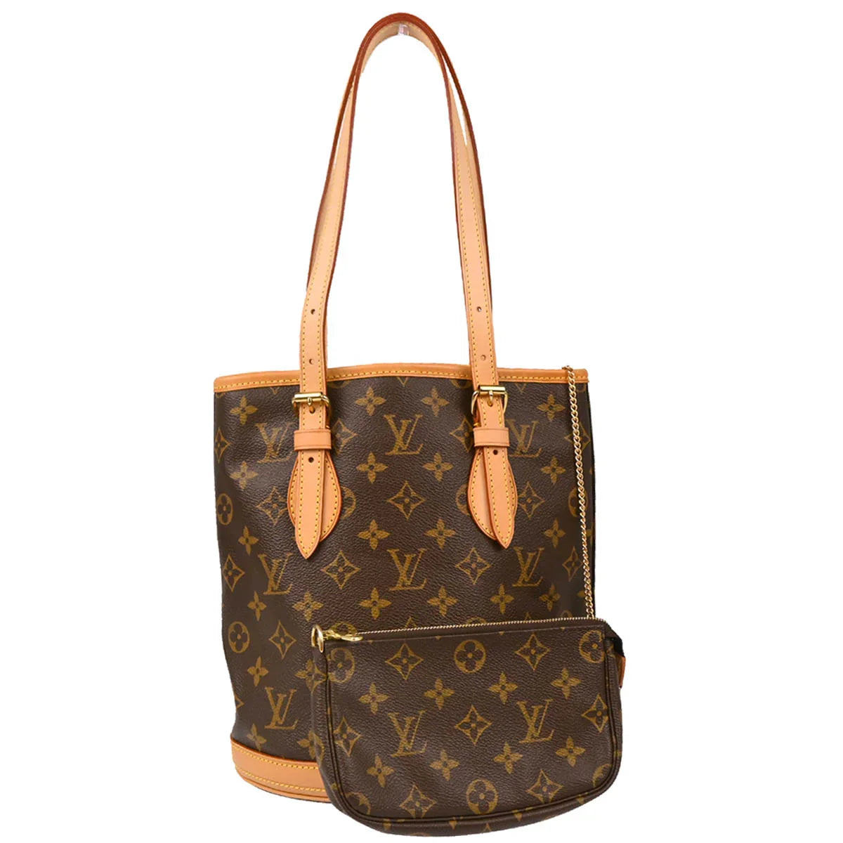 Louis Vuitton 2004 Monogram Bucket PM Tote Bag M42238