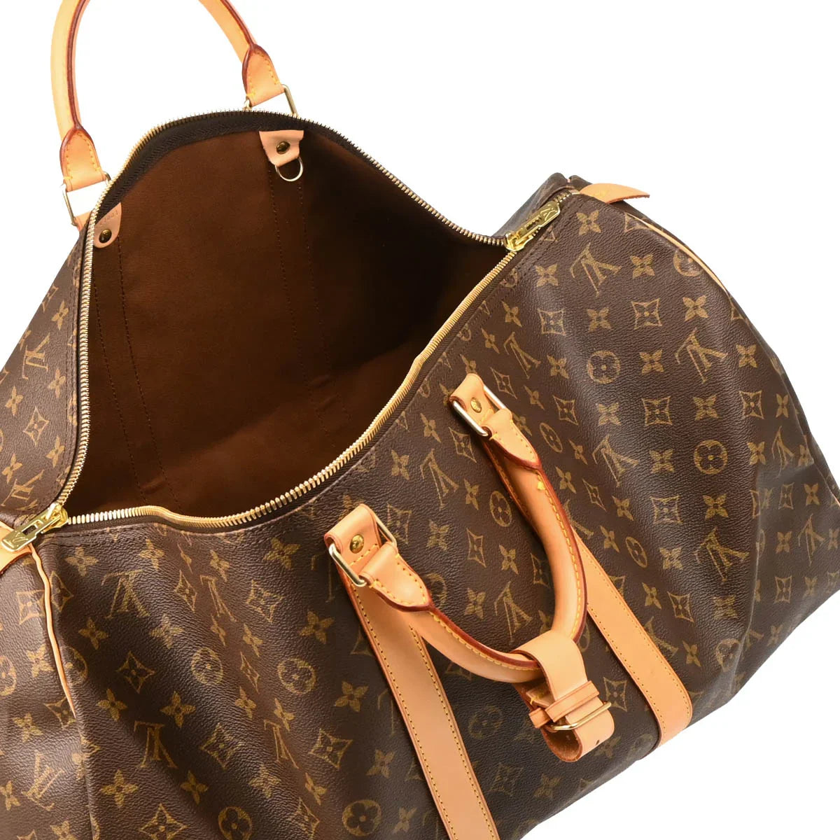 Louis Vuitton 2001 Monogram Keepall 55 Travel Duffle Handbag M41424