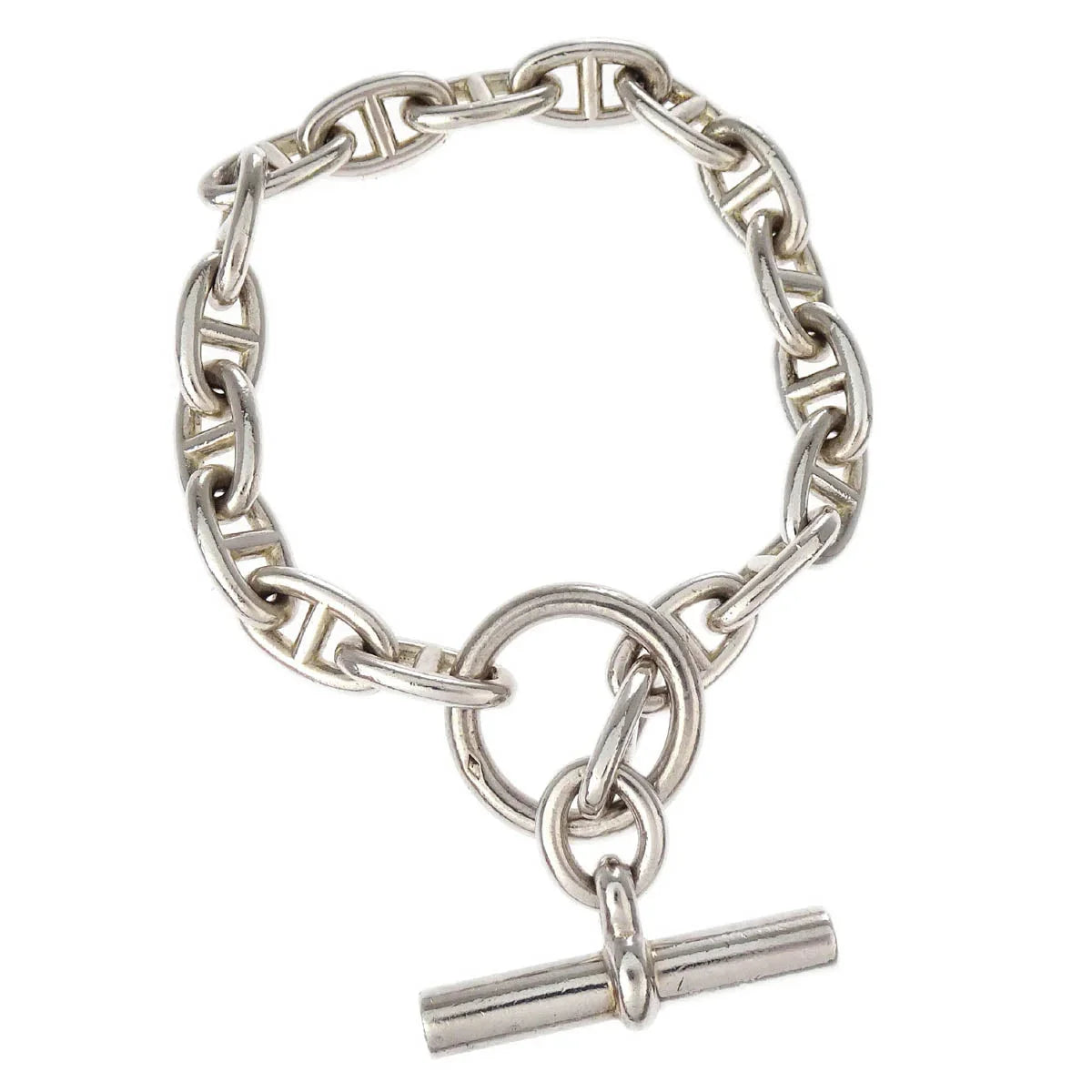Hermes Chaine D'Ancre PM SV925 Bracelet Silver