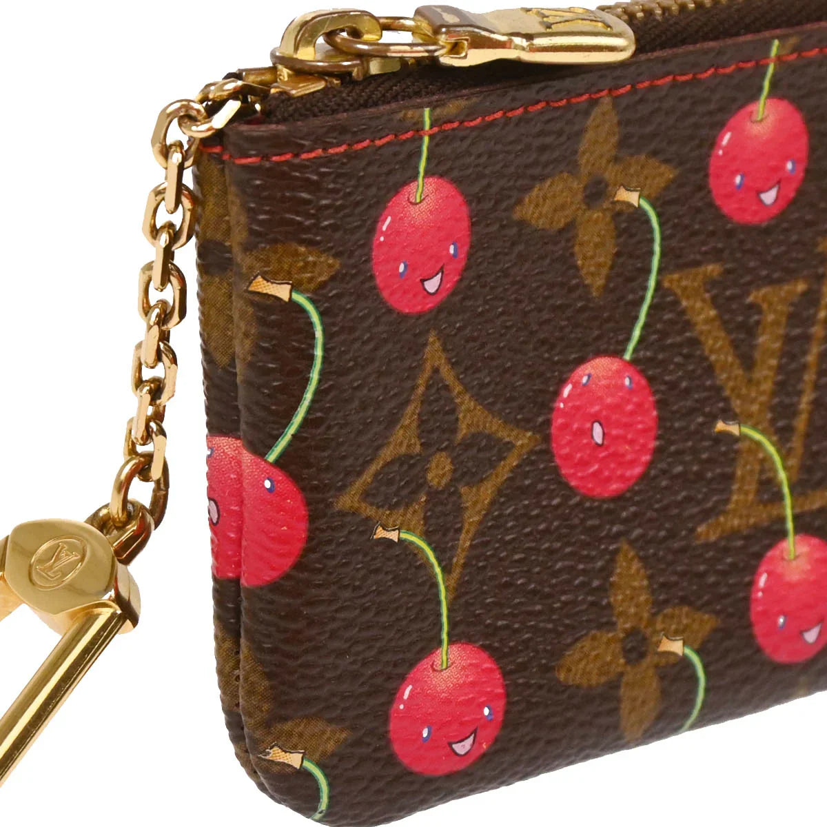 Louis Vuitton 2005 Cherry Pochette Cles Coin Purse Wallet M95042