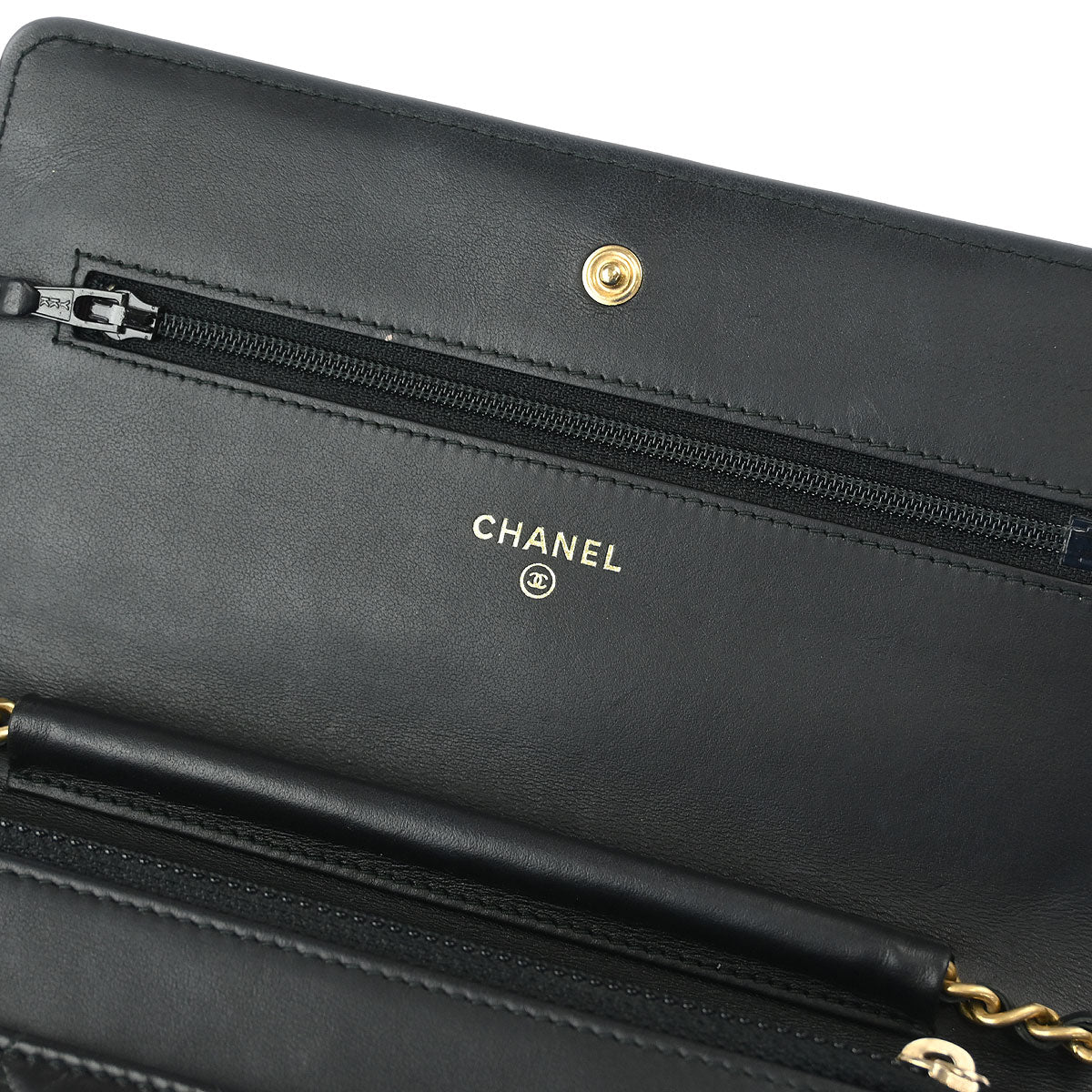 Chanel 2017-2018 Calfskin Mademoiselle Lock Icon WOC Wallet on Chain Shoulder Bag