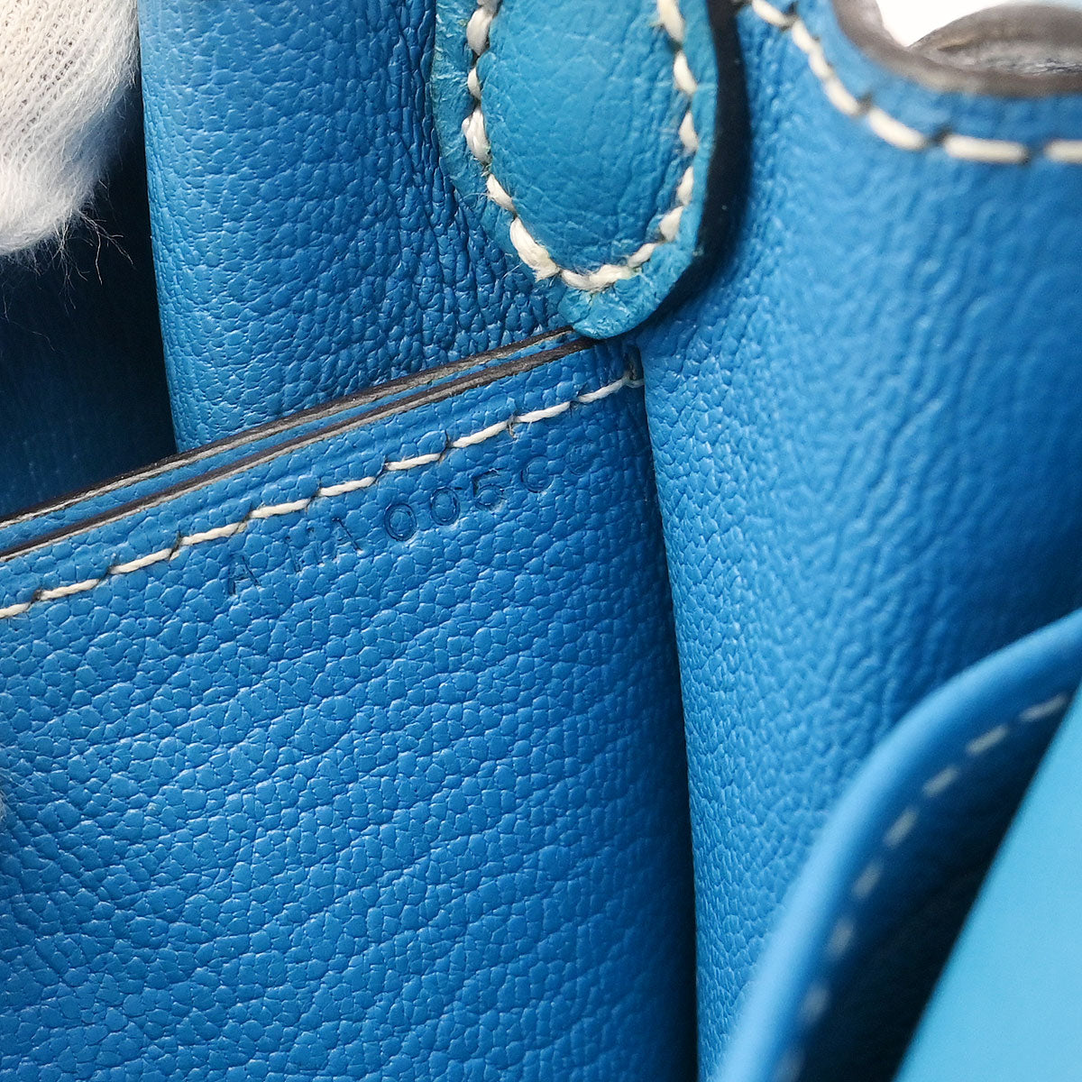 Hermes 2017 Blue Zanzibar Evercolor Roulis 23 Shoulder Bag