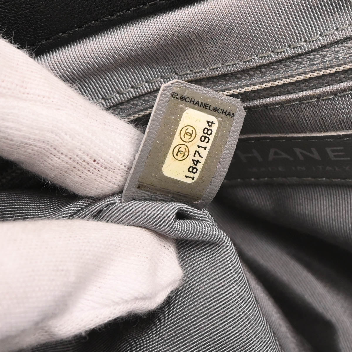 Chanel 2013-2014 Black Calfskin Chain Around Shoulder Bag