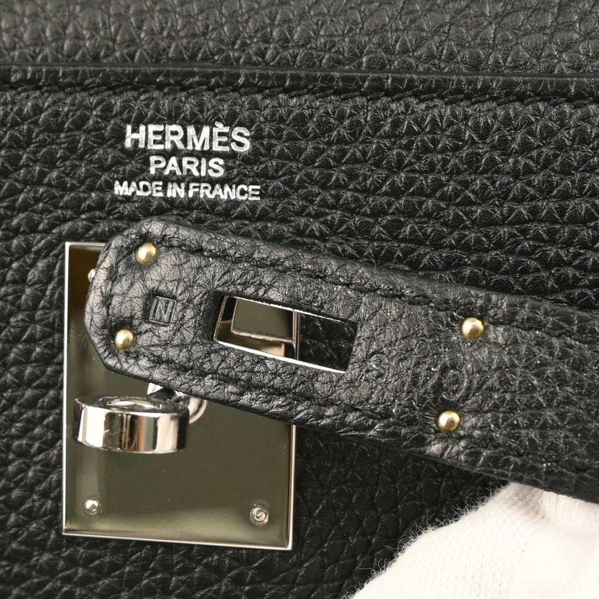 Hermes Black Taurillon Clemence Kelly 32 Retourne 2way Shoulder Handbag