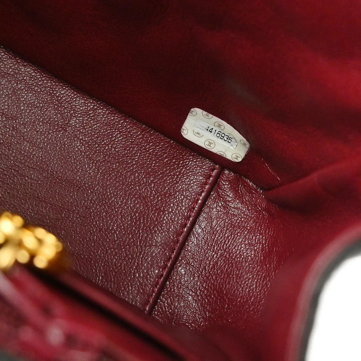 Chanel 1996-1997 Black Lambskin Top Handle Handbag