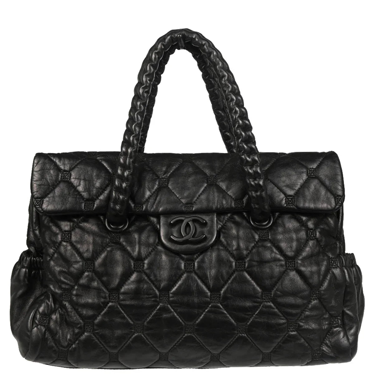 Chanel 2008-2009 Black Lambskin Handbag