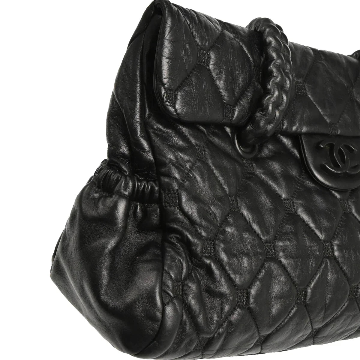 Chanel 2008-2009 Black Lambskin Handbag