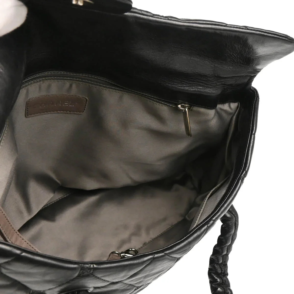 Chanel 2008-2009 Black Lambskin Handbag