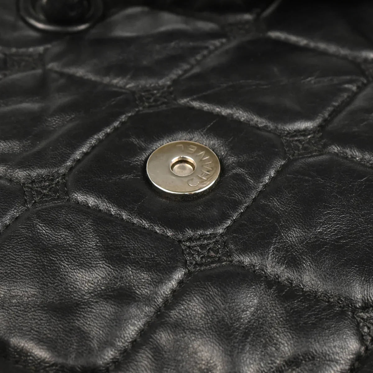 Chanel 2008-2009 Black Lambskin Handbag