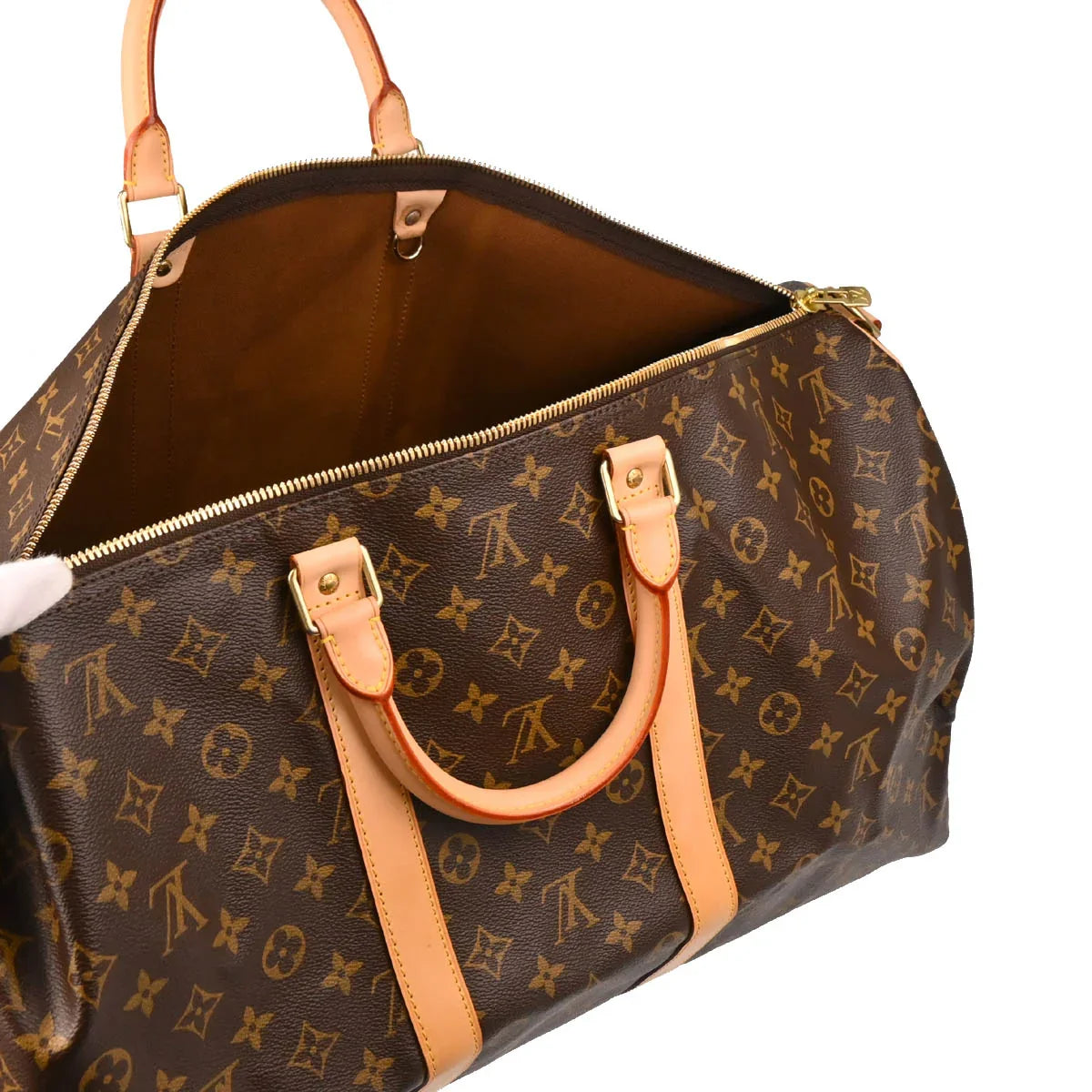 Louis Vuitton 2007 Monogram Keepall Bandouliere 55 Duffle Bag M41414