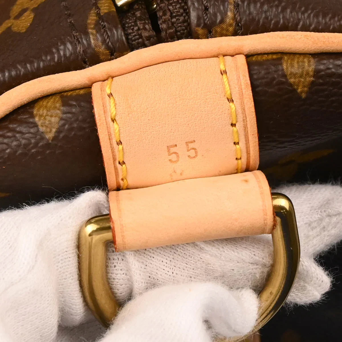 Louis Vuitton 2007 Monogram Keepall Bandouliere 55 Duffle Bag M41414