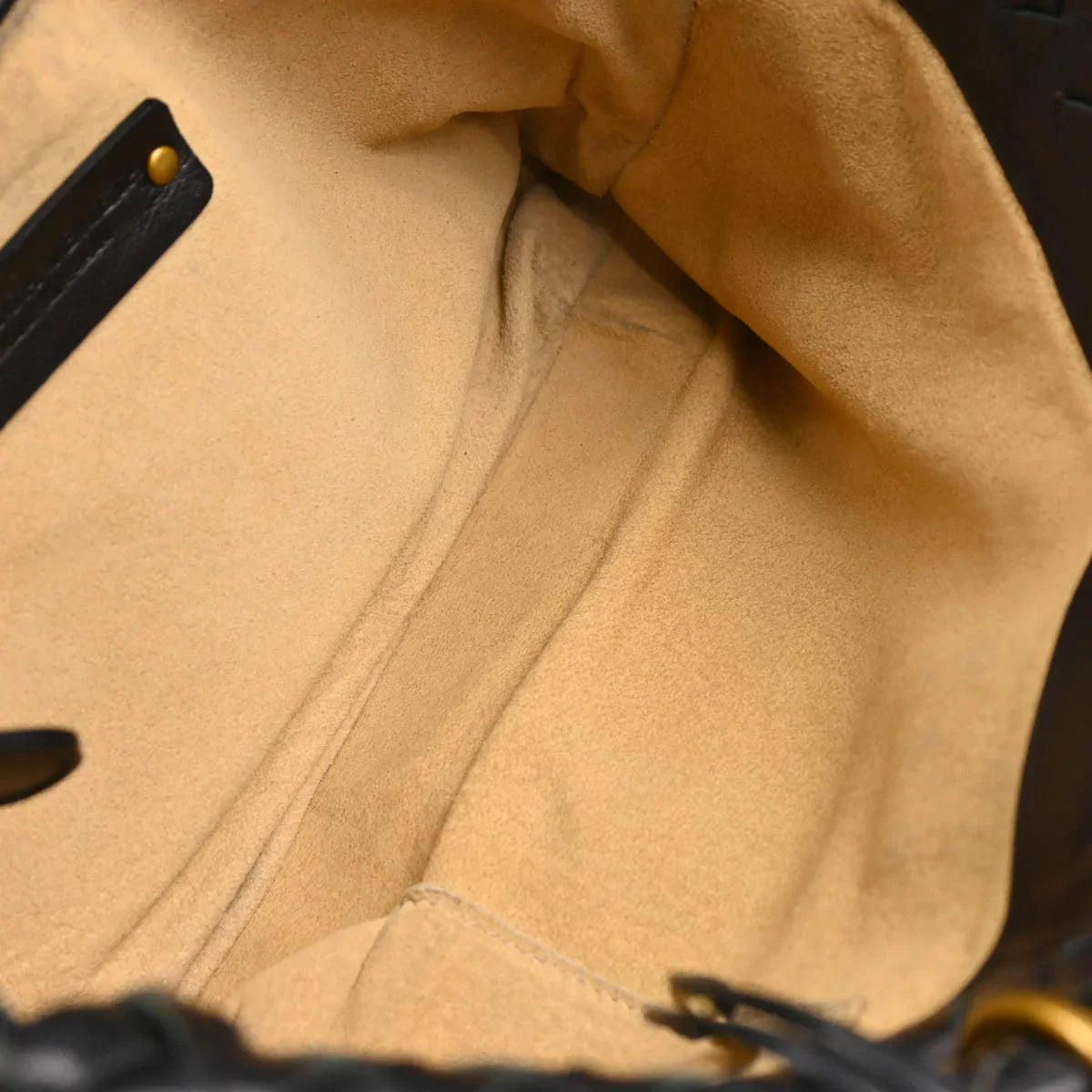 Bottega Veneta Black Intrecciato Capri Tote Handbag