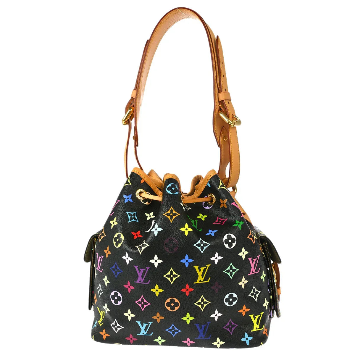 Louis Vuitton 2009 Multicolor Petite Noe Drawstring Shoulder Bag M42230