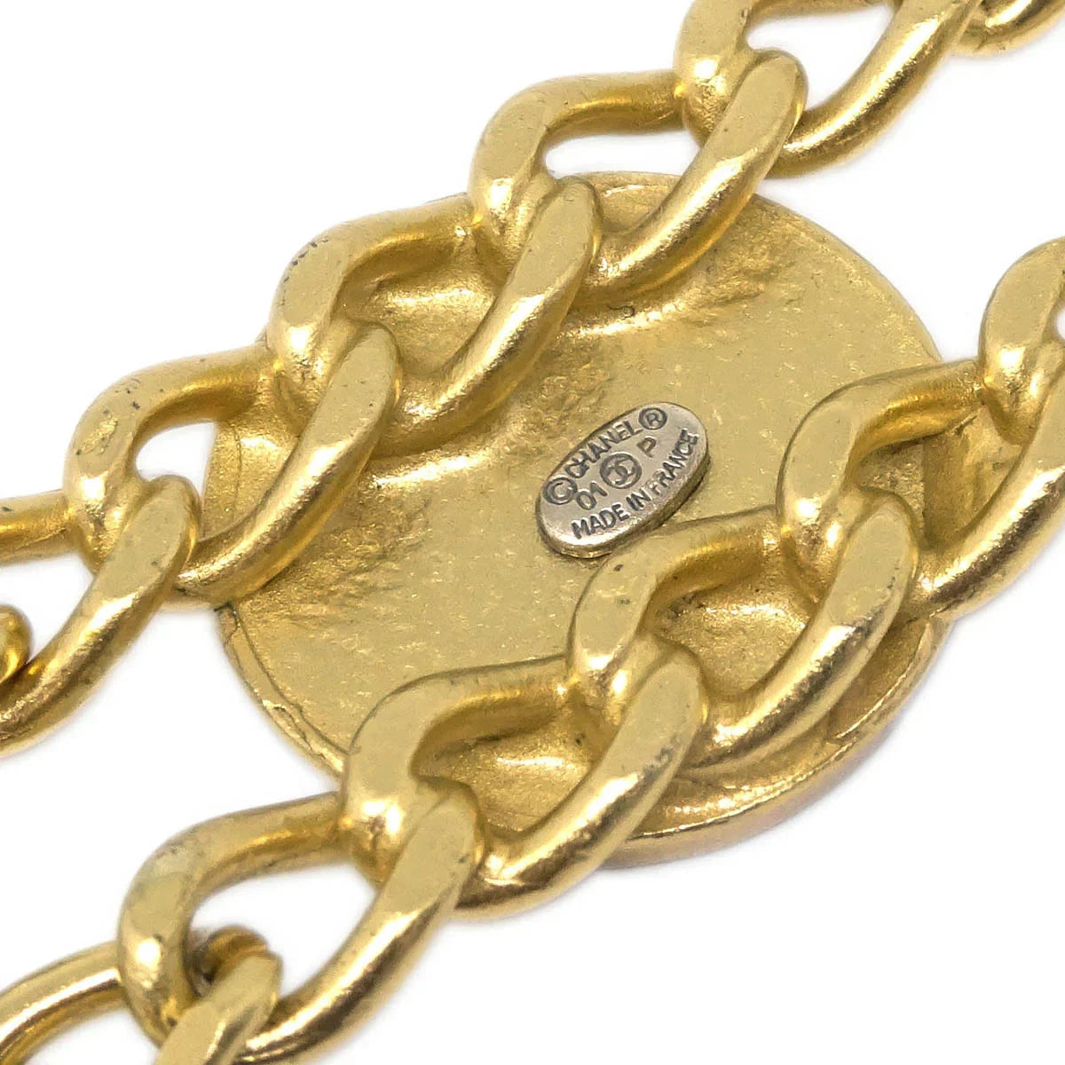 Chanel Bracelet Gold Black 01P