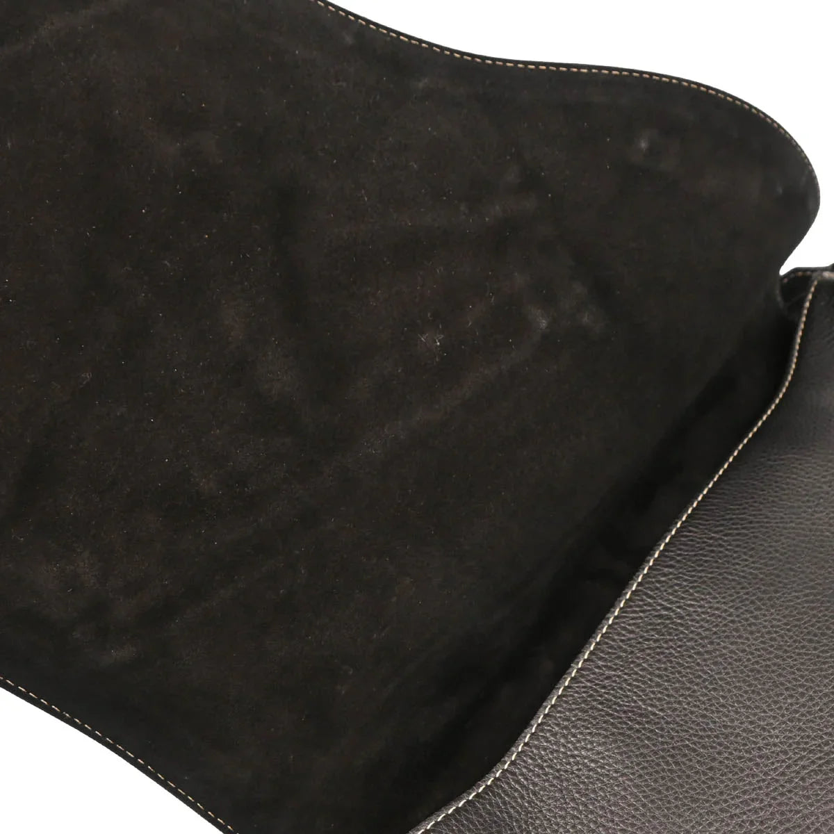 Christian Dior 2002 Black Leather Saddle Shoulder Bag