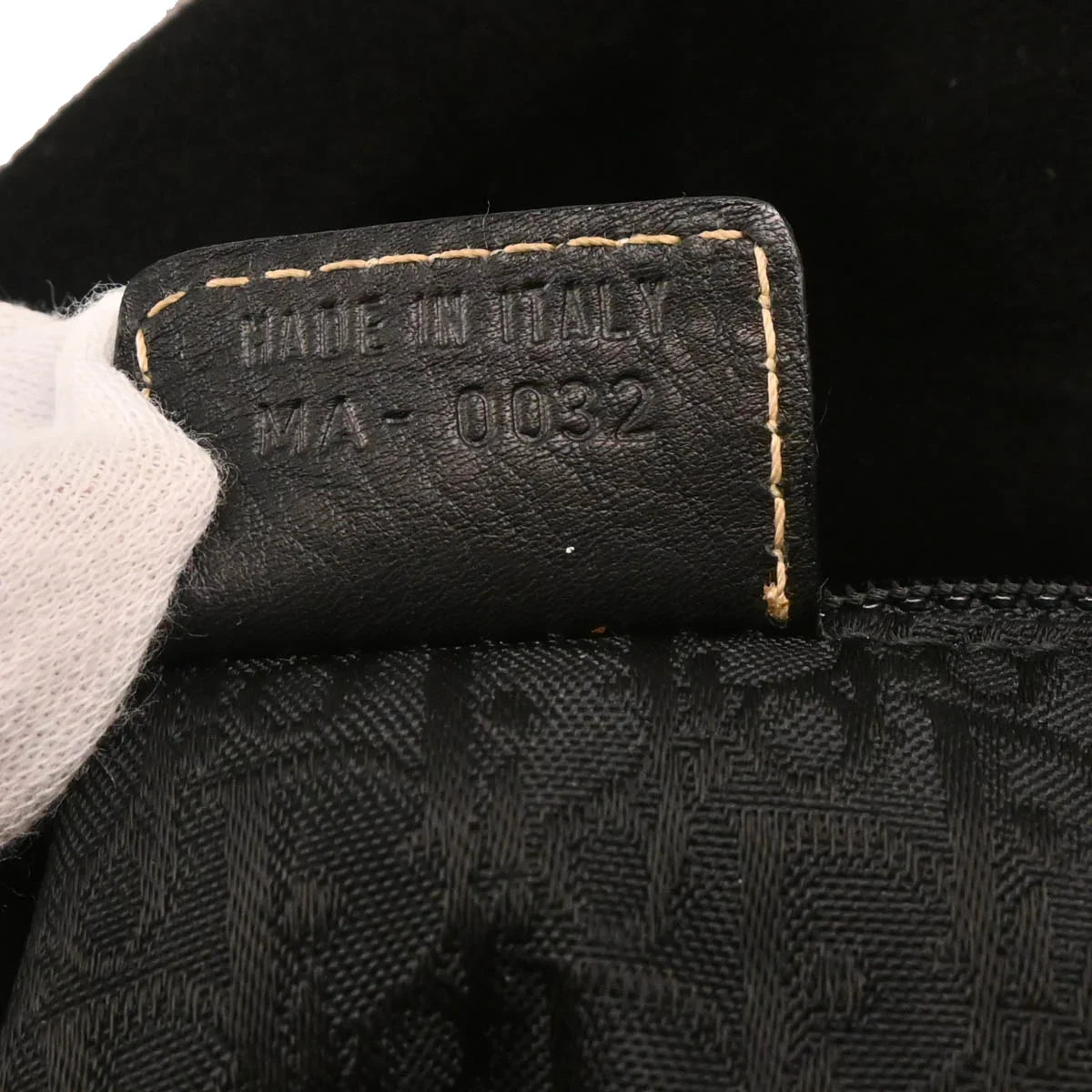Christian Dior 2002 Black Leather Saddle Shoulder Bag