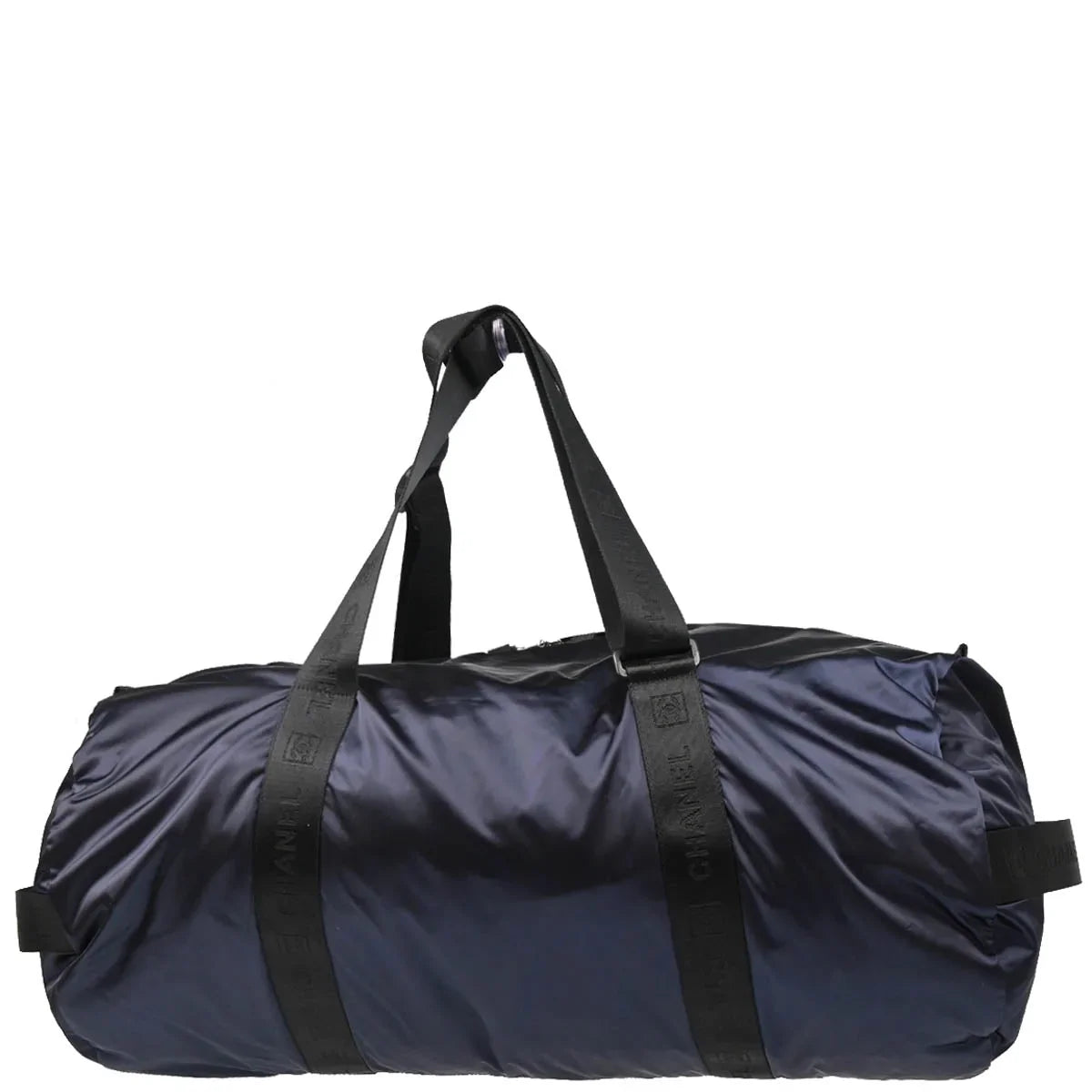 Chanel 2004-2005 Navy Nylon Sport Line Duffle Handbag