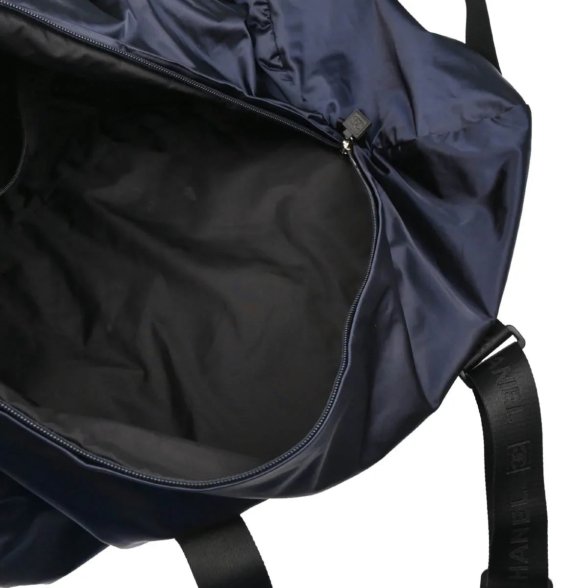 Chanel 2004-2005 Navy Nylon Sport Line Duffle Handbag