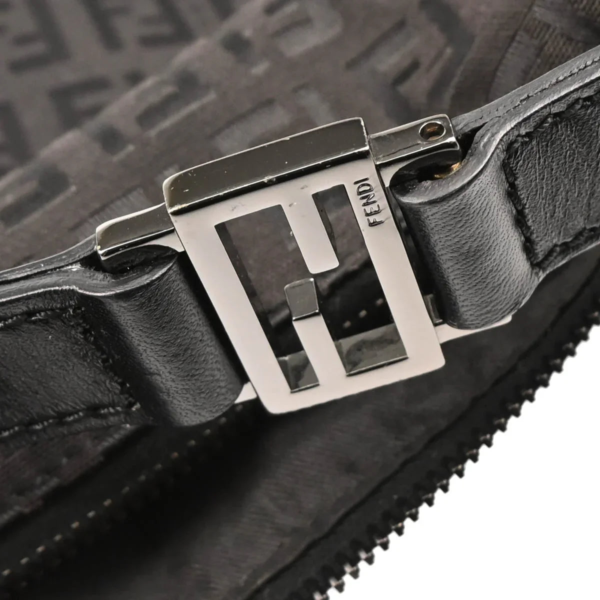 Fendi 2004 Black Zucchino Handbag